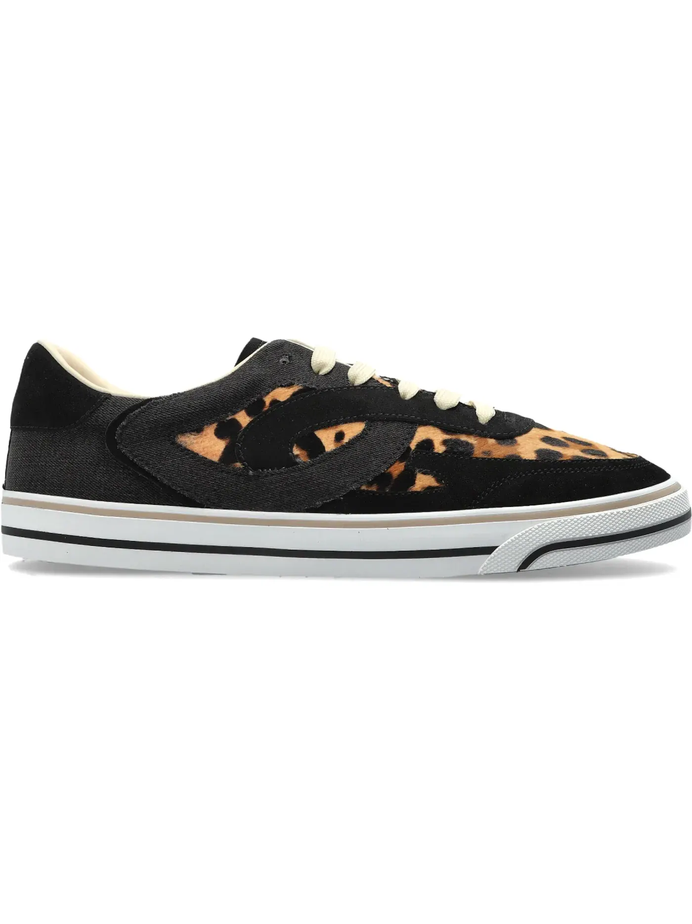 Мужские кроссовки с леопардовым принтом Dolce & Gabbana Sailing Sneakers