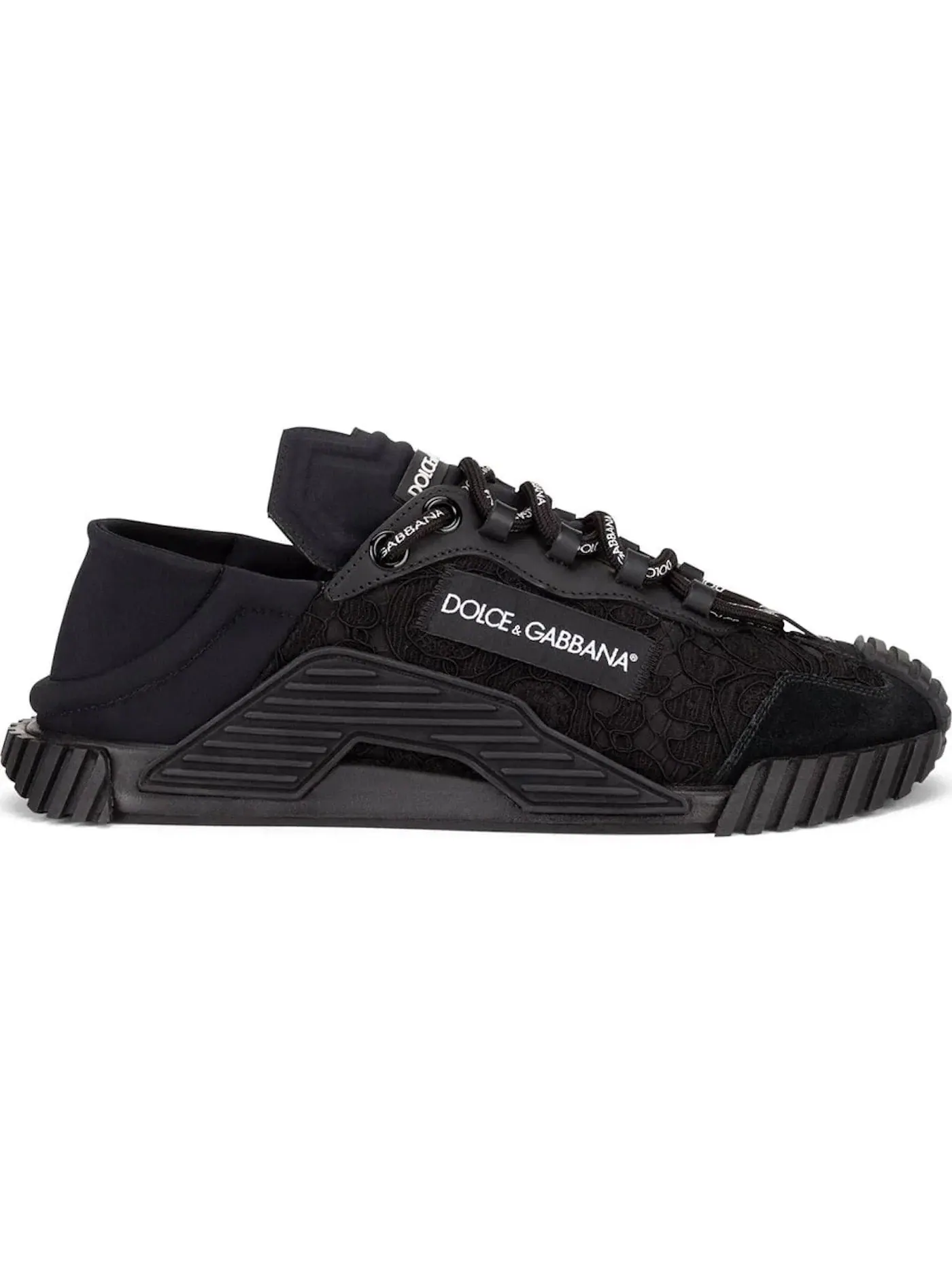 Женские кроссовки с кожаным верхом Dolce & Gabbana NS1 Low Top Dolce & Gabbana — изображение 1 из 1, черный