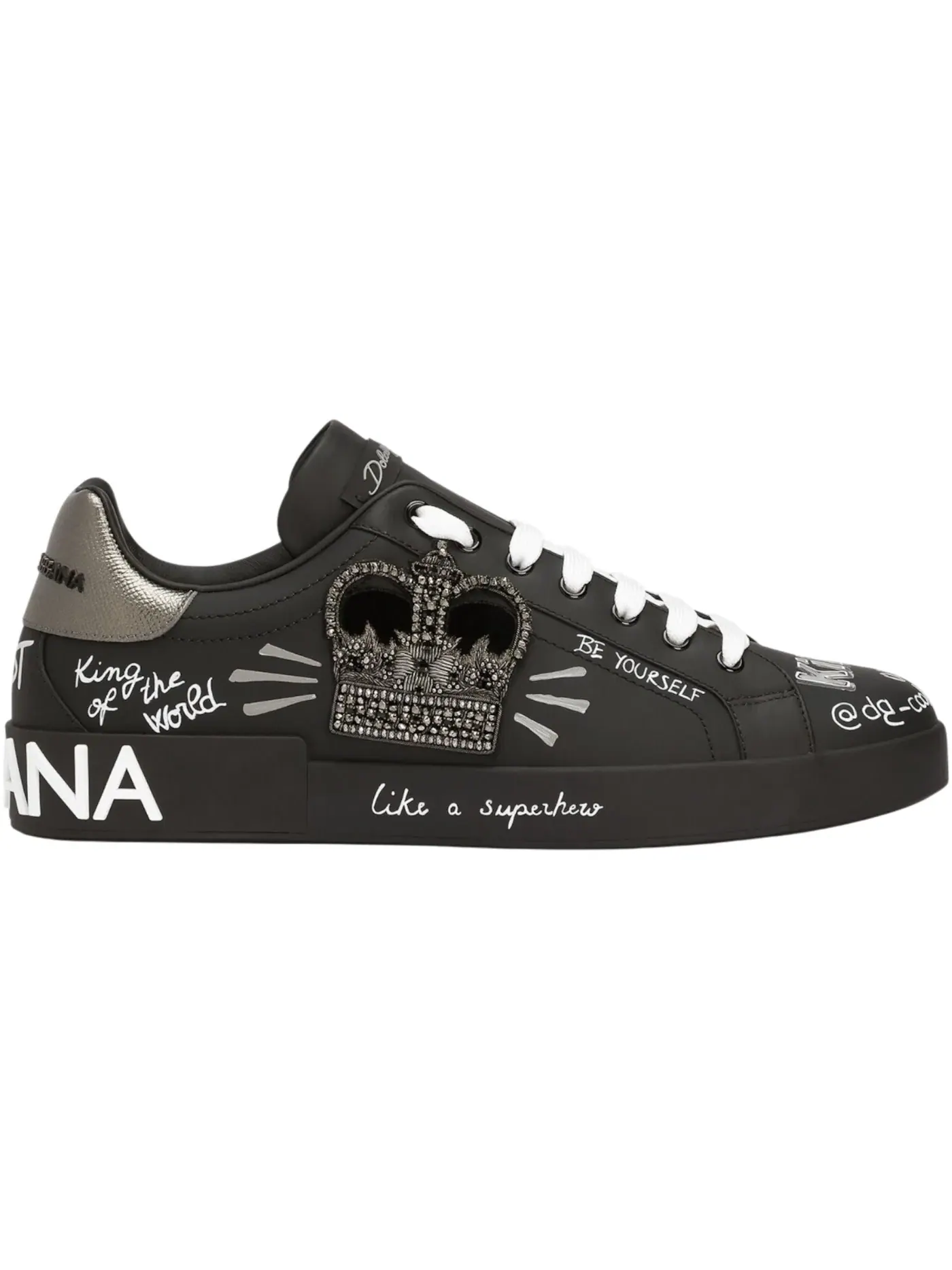 Мужские кроссовки с принтом Dolce & Gabbana Sneaker Portofino