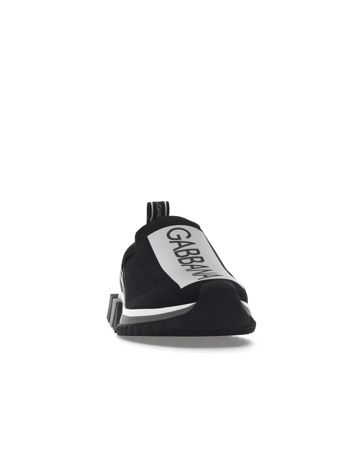 Женские кеды без шнуровки Sorrento Logo Dolce & Gabbana — изображение 2 из 4, черный/белый