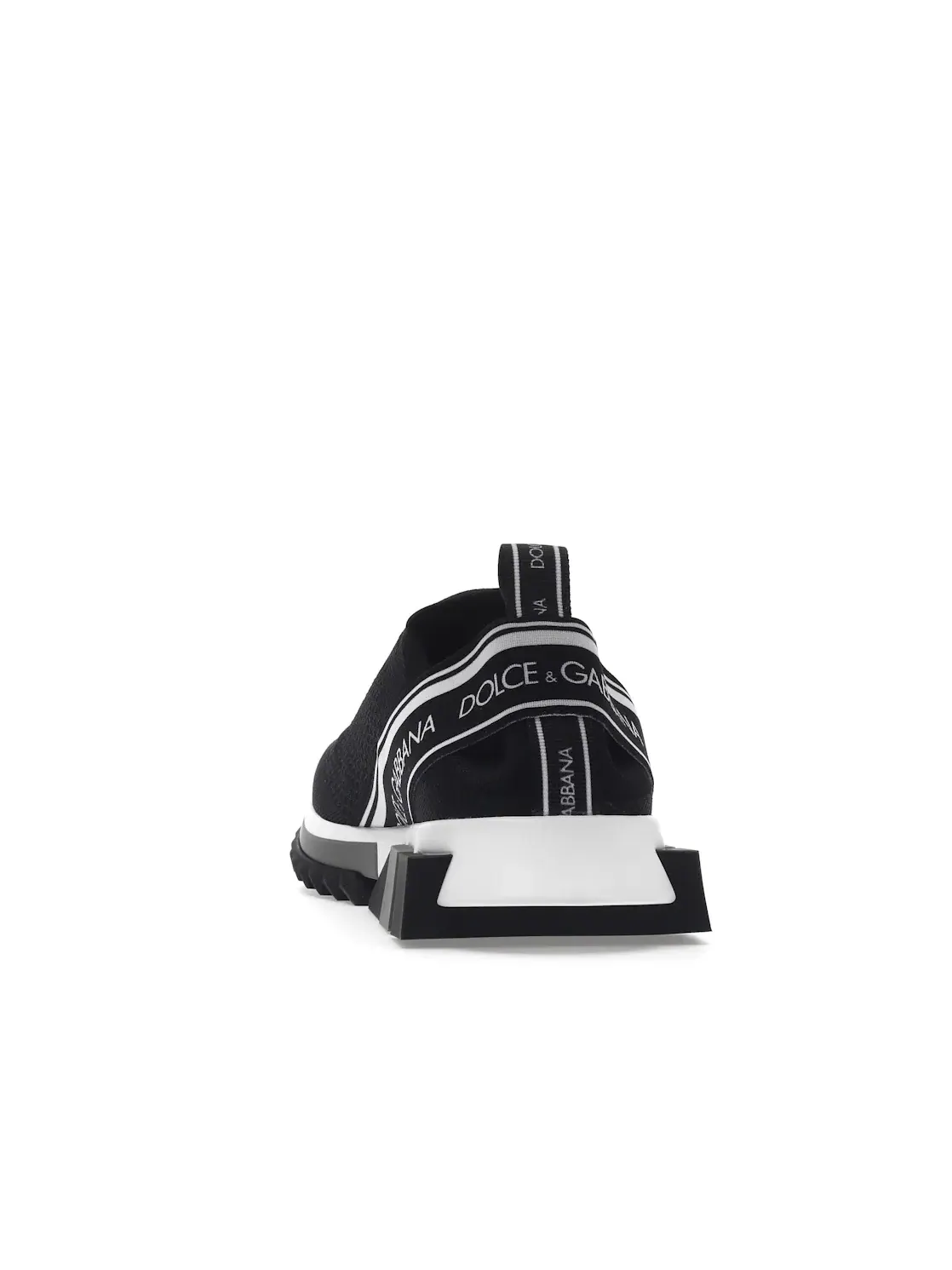 Женские кеды без шнуровки Sorrento Logo Dolce & Gabbana — изображение 4 из 4, черный/белый