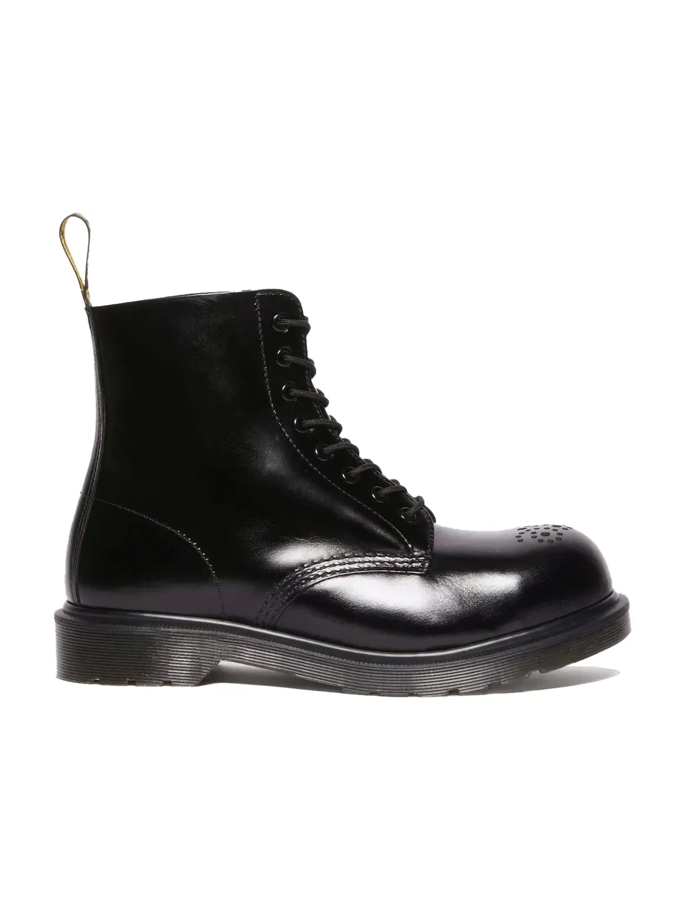 Ботинки мужские Dr. Martens 1460 Analine Leather Steel Toe Boots, с носком из стали — изображение 1 из 1, черный