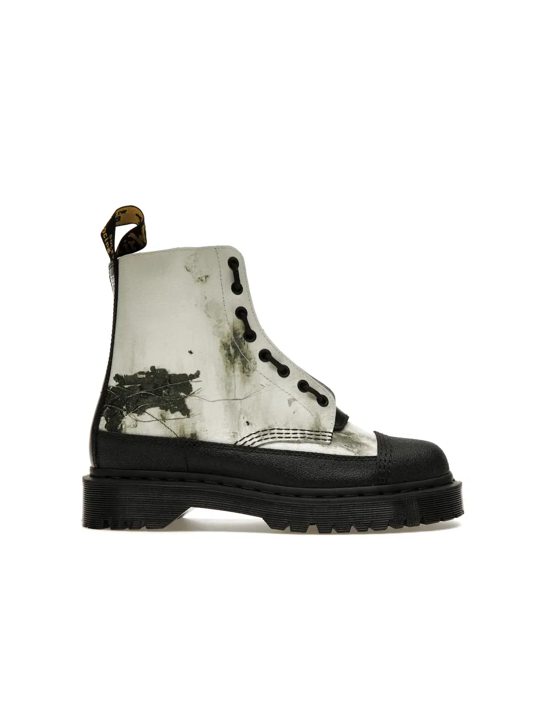 Ботинки Dr. Martens 1460 Backhand, 8-глазные — изображение 1 из 4, белый/черный