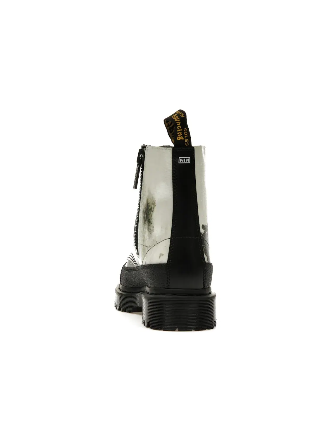Ботинки Dr. Martens 1460 Backhand, 8-глазные — изображение 4 из 4, белый/черный