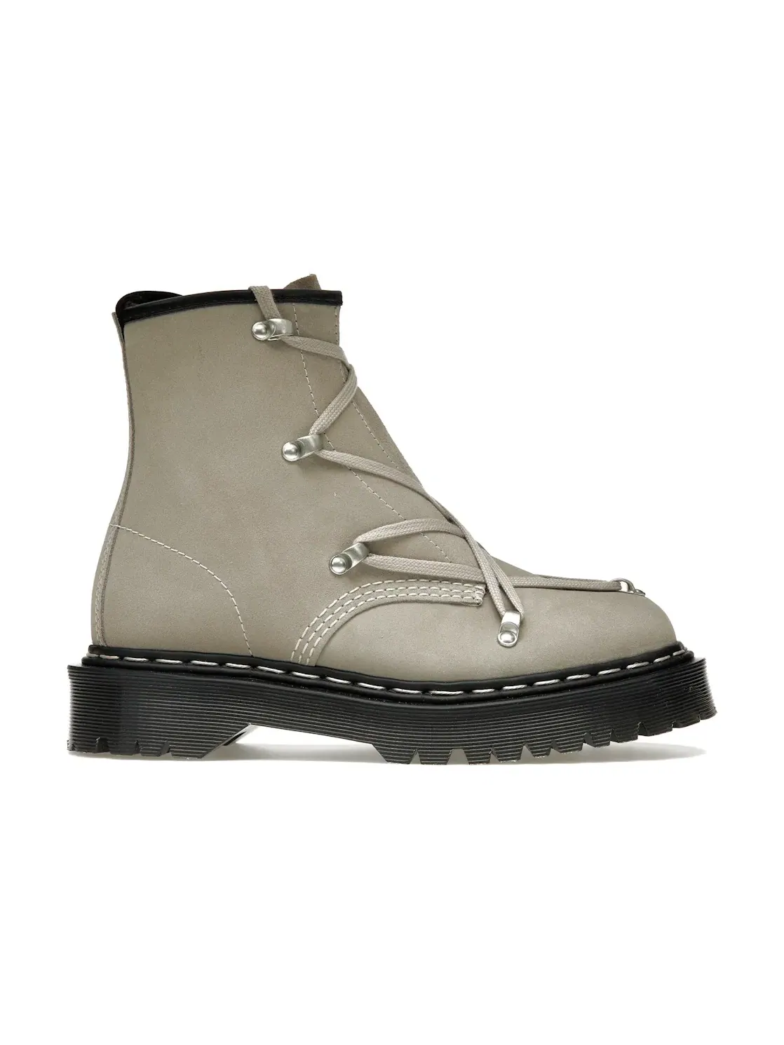 Ботинки мужские Dr. Martens 1460 Bex Suede Lace Up Boot, замшевые — изображение 1 из 4, светлый/черный