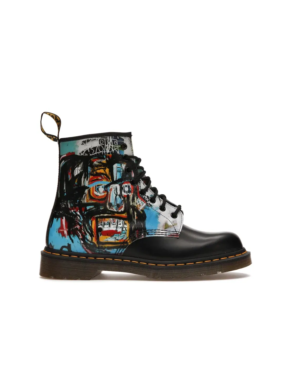 Ботинки Dr. Martens 1460 Boot с принтом Баския — изображение 1 из 4, черный/синий/мульти