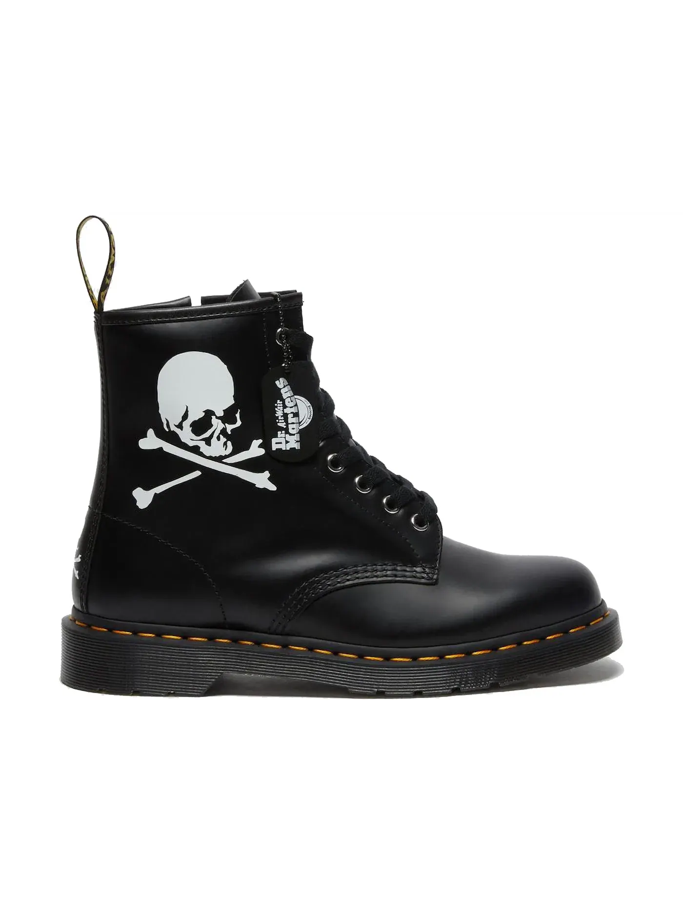 Ботинки Dr. Martens 1460 Leather Boot MASTERMIND, кожаные — изображение 1 из 1, черный/белый