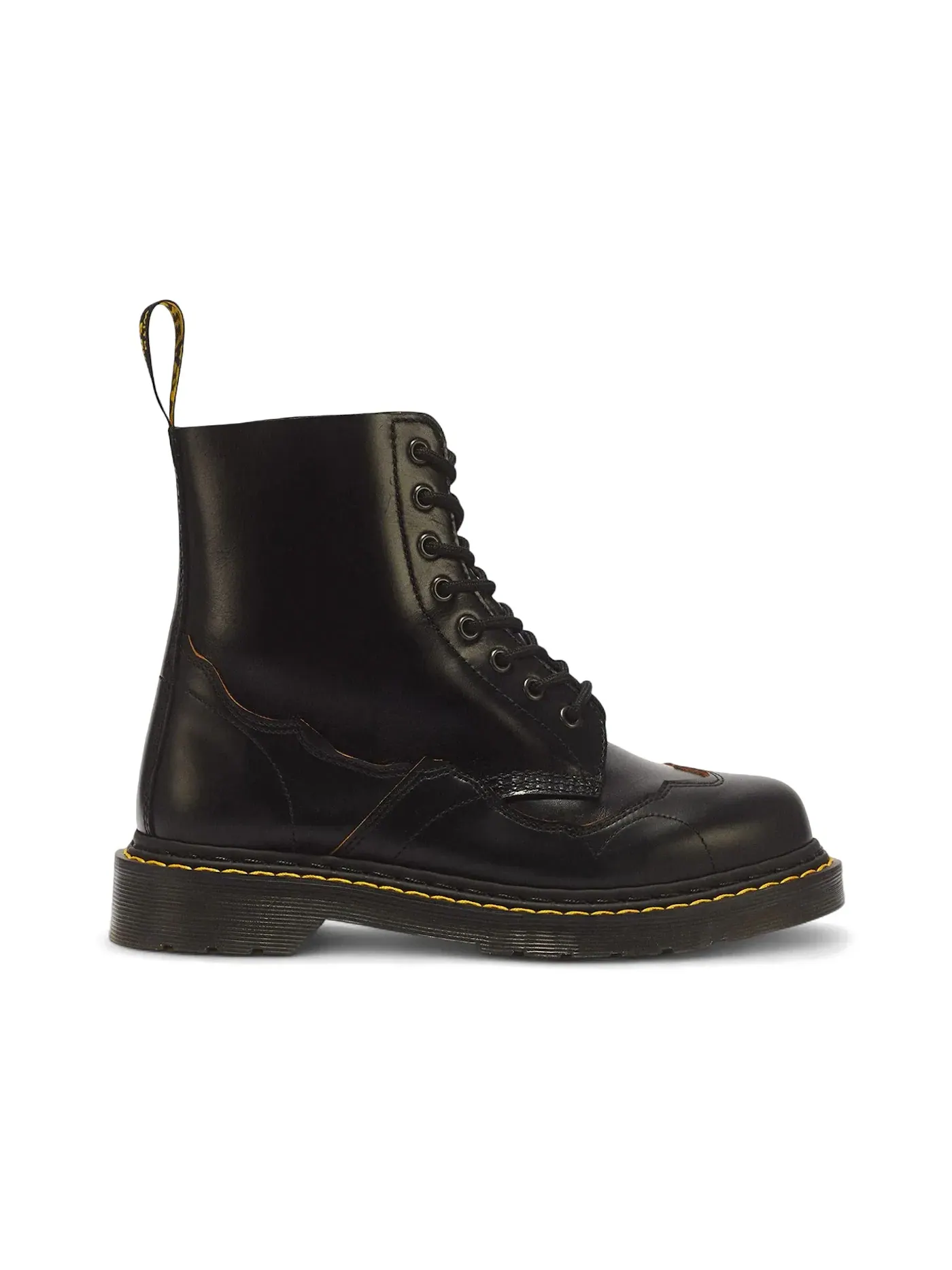 Мужские ботинки на шнуровке с гладкой кожи Dr. Martens 1460 Pascal RI Analine and Vintage Smooth Leather Boots, черный