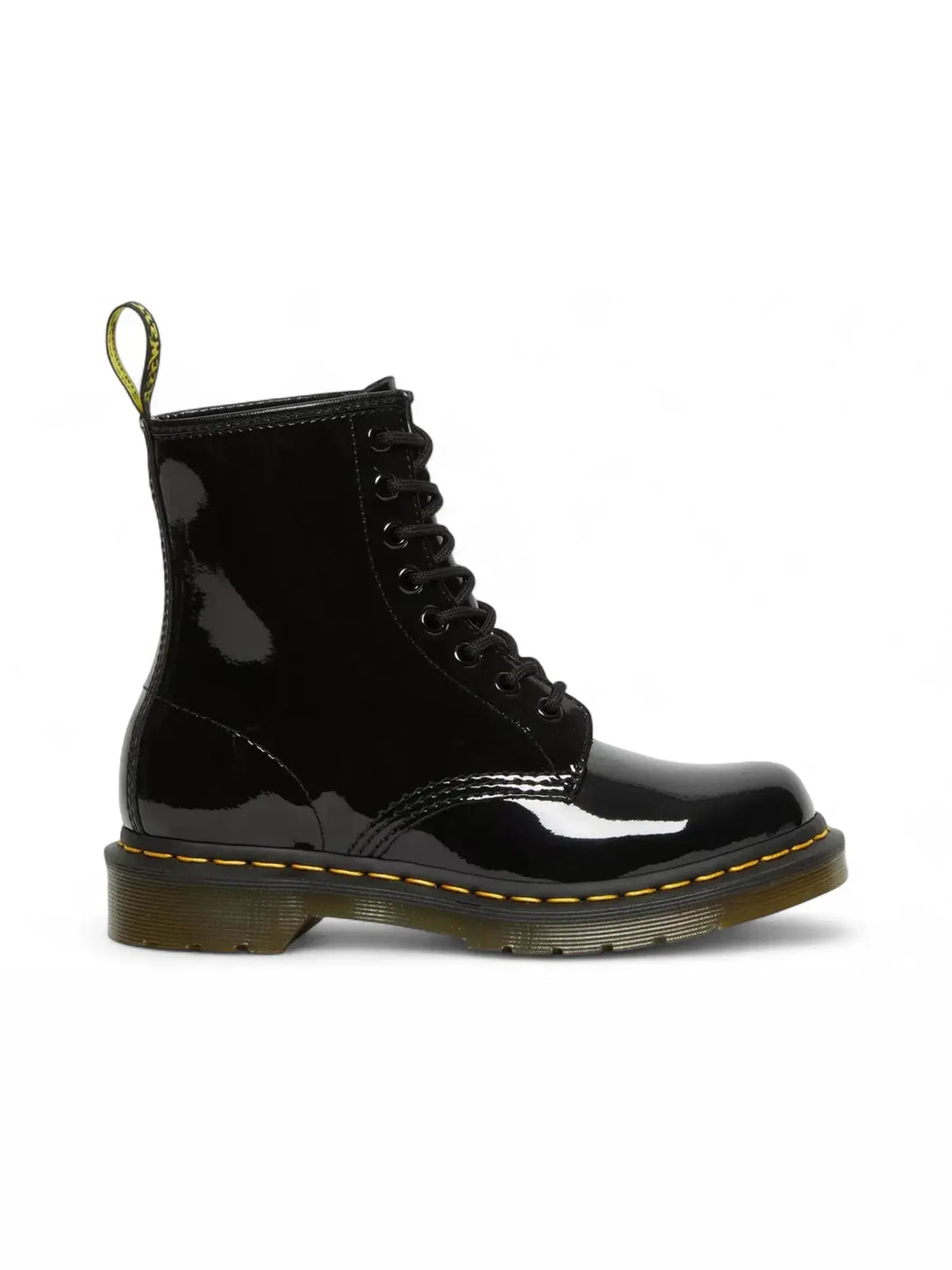 Ботинки женские Dr. Martens 1460 Patent Leather Lace Up Boot, лакированные — изображение 1 из 1, черный