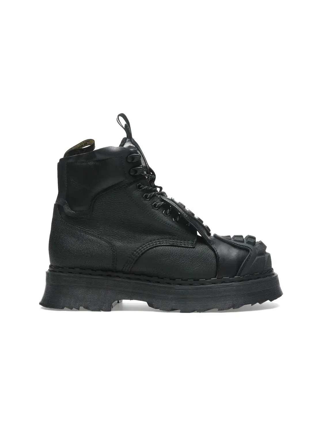 Ботинки мужские Dr. Martens 1460 Protect Lace Up Boot, на шнуровке, черные с белой строчкой — изображение 1 из 4