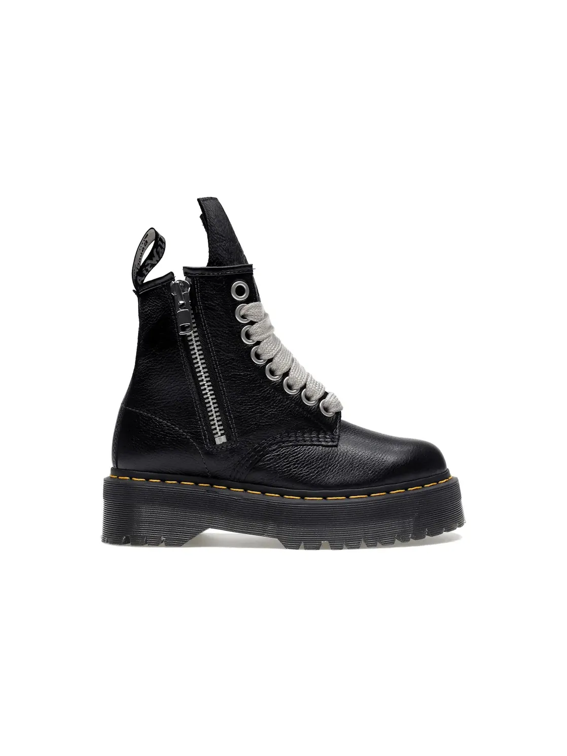 Ботинки Dr. Martens Rick Owens на платформе, кожаные — изображение 1 из 4, черный