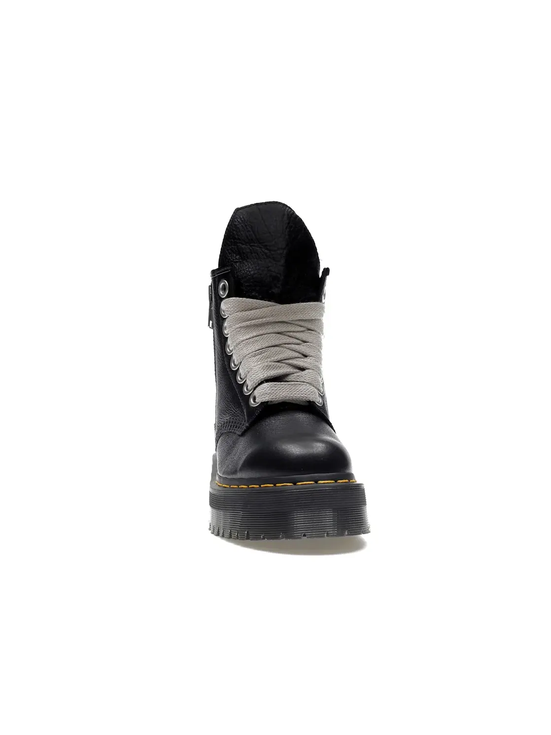 Ботинки Dr. Martens Rick Owens на платформе, кожаные — изображение 2 из 4, черный