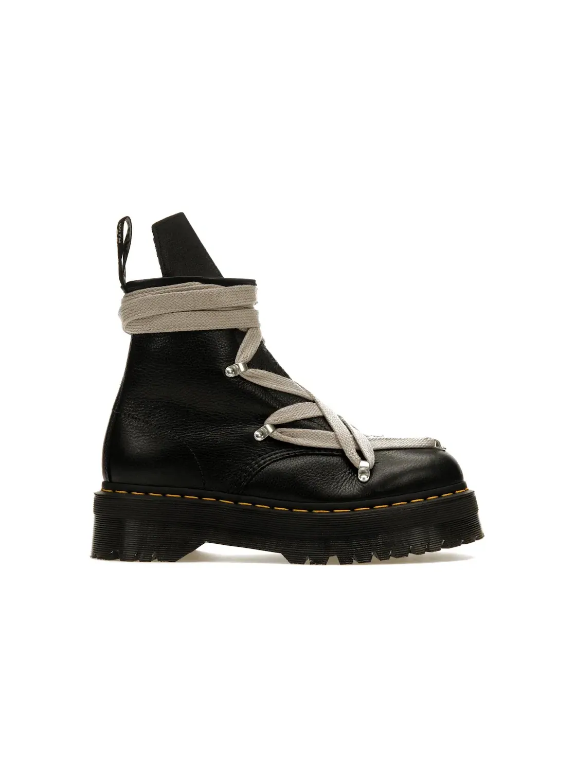 Ботинки мужские Dr. Martens 1460 Quad Leather Sole Pentagram Wrap Lace Boot — изображение 1 из 4, черный
