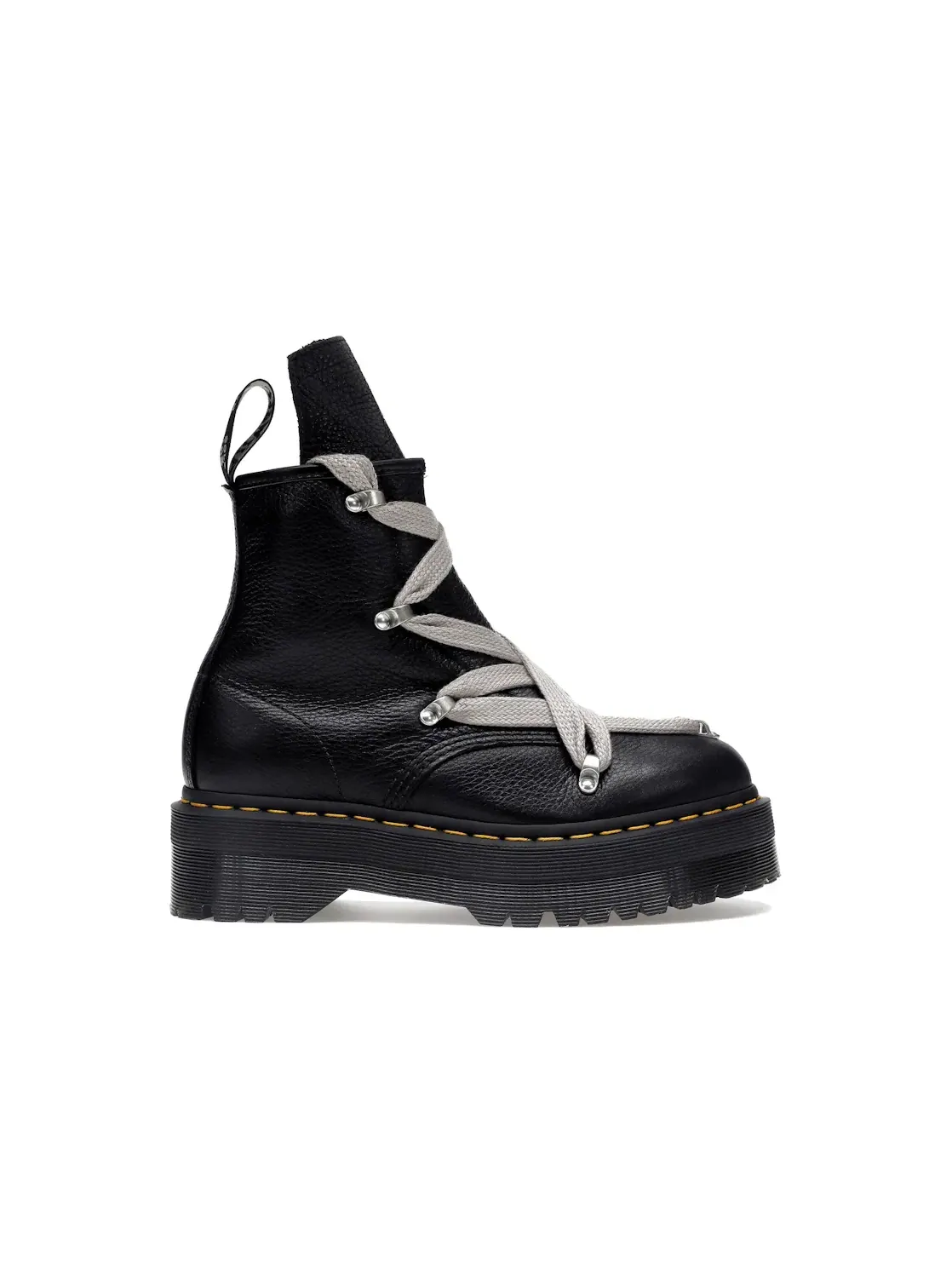 Ботинки Dr. Martens 1460 Quad Leather Sole Pentagram Jumbo Lace Boot Rick Owens — изображение 1 из 4, черный