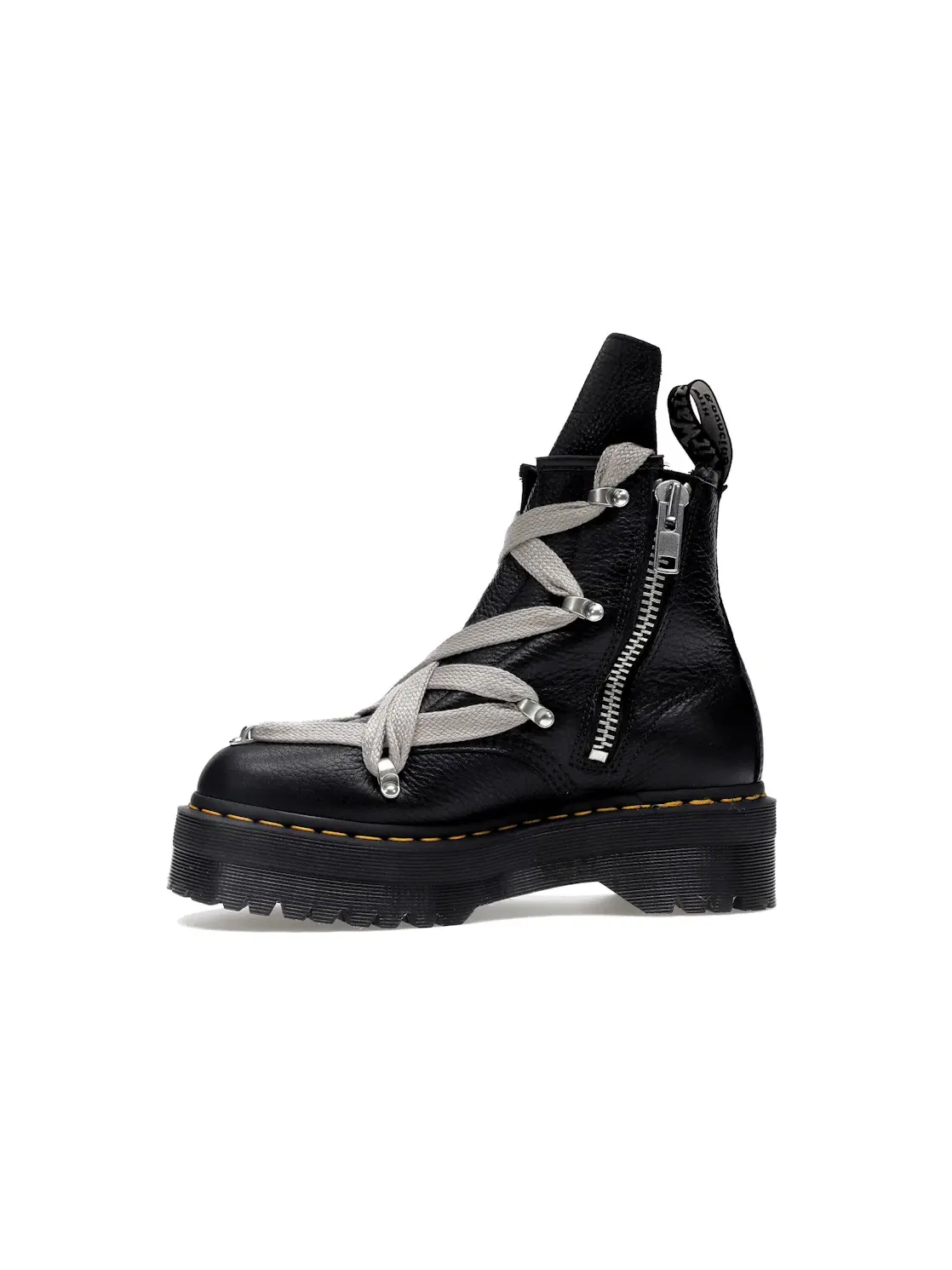 Ботинки Dr. Martens 1460 Quad Leather Sole Pentagram Jumbo Lace Boot Rick Owens — изображение 3 из 4, черный