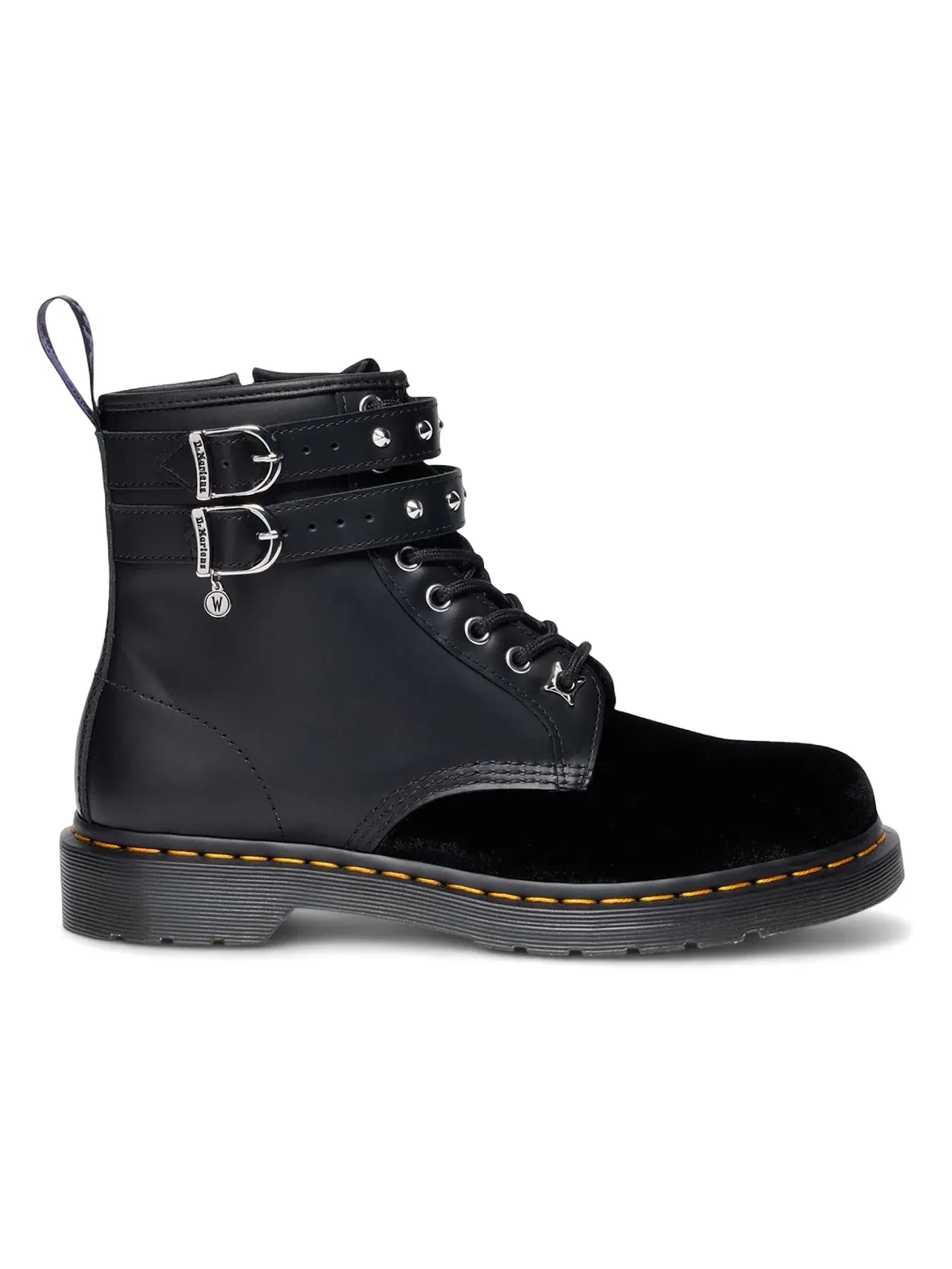 Мужские ботинки из велюра Dr. Martens 1460 Velvet Boots — изображение 1 из 1, черный