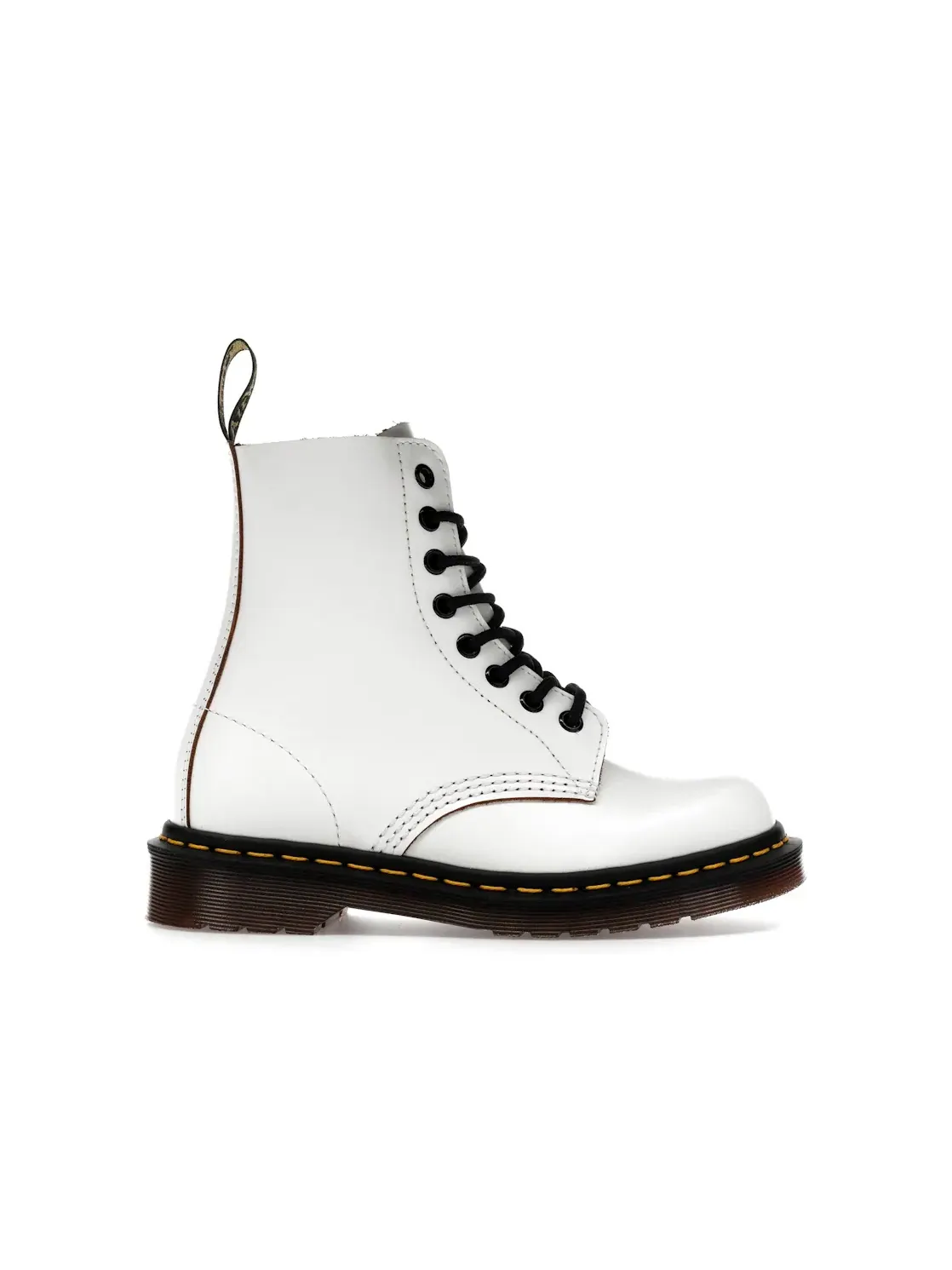 Ботинки мужские Dr. Martens 1460 Vintage Lace Up Boots, шнурованные — изображение 1 из 4, белый/черный