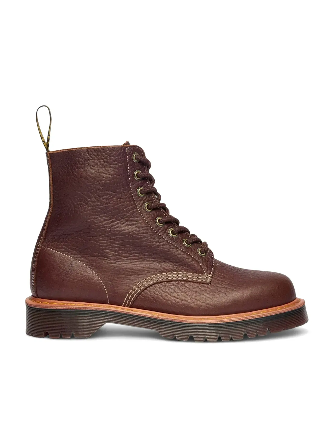 Ботинки Dr. Martens 1460 Wild Grain Leather Boots — изображение 1 из 1, коричневый
