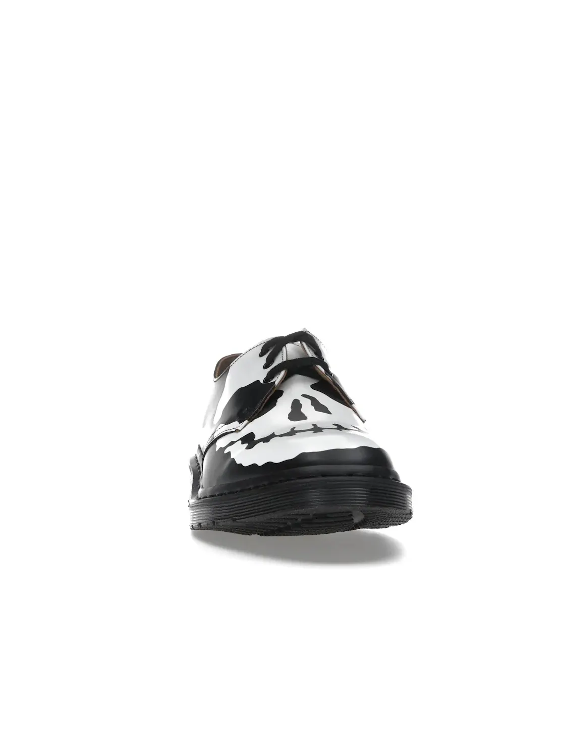 Оксфорды мужские Dr. Martens 1461 3-Eye Shoe, с принтом черепа Supreme — изображение 2 из 4, черный/белый