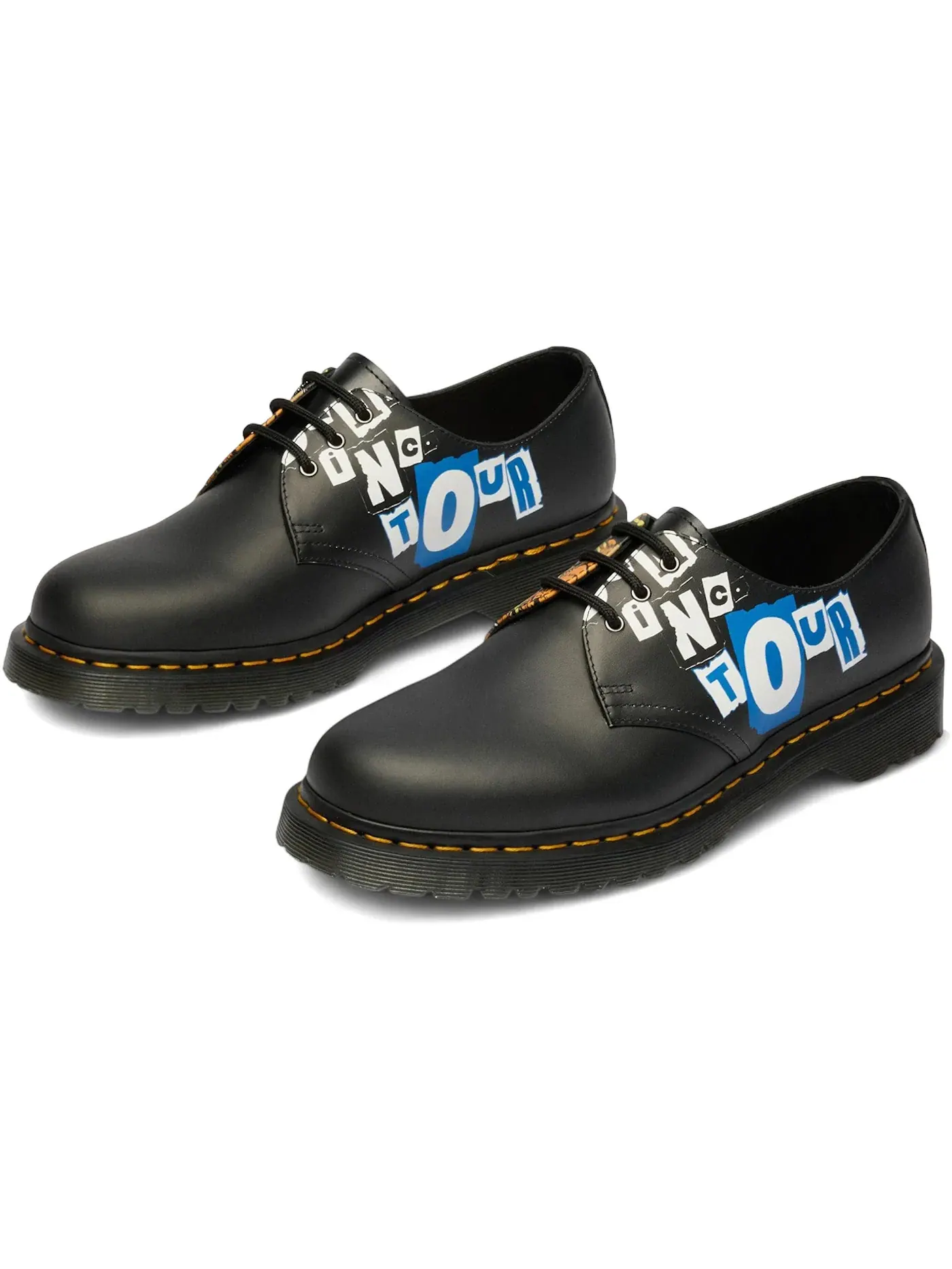 Оксфорды мужские Dr. Martens 1461 3-Eye Smooth Leather Metallica Damage Inc. Tour — изображение 2 из 2, черный