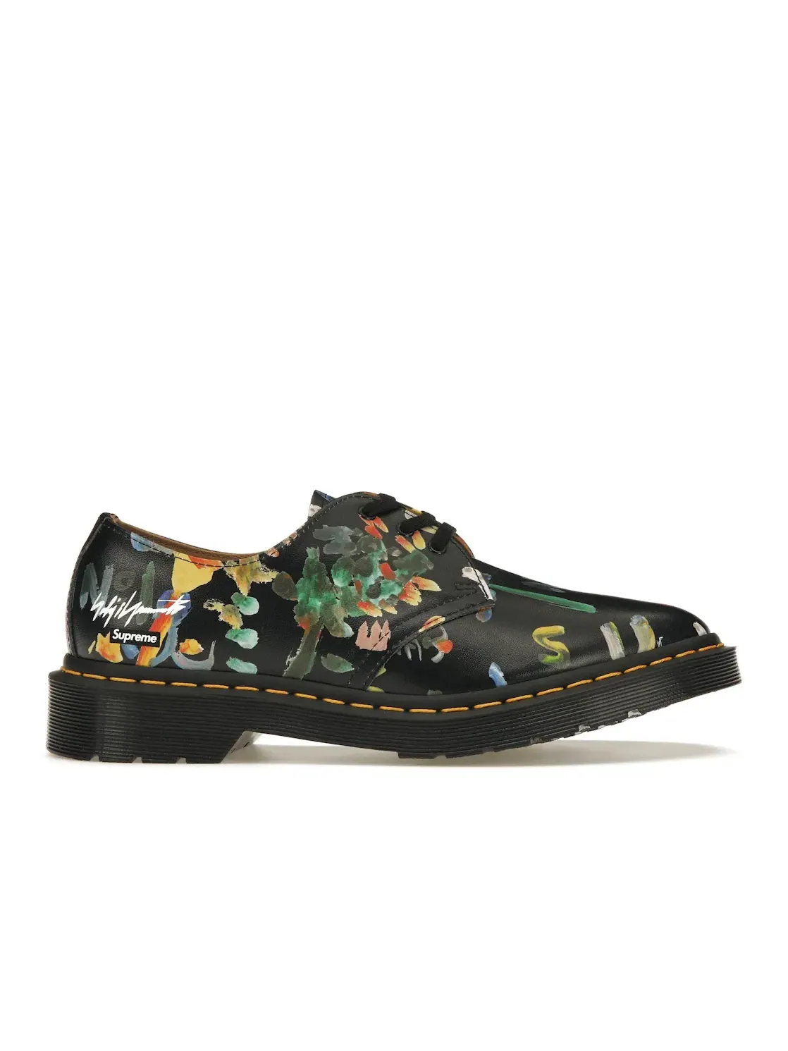 Оксфорды мужские Dr. Martens 1461 3-Eye Supreme Yohji Yamamoto, кожаные — изображение 1 из 4, черный