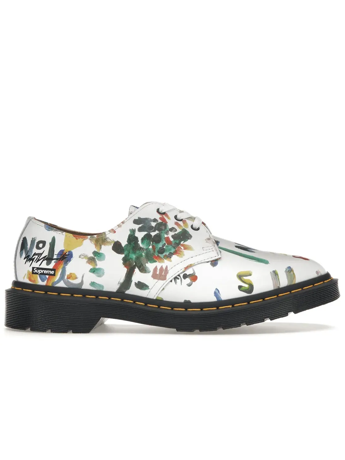 Оксфорды мужские Dr. Martens 1461 3-Eye Supreme Yohji Yamamoto — изображение 1 из 4, белый