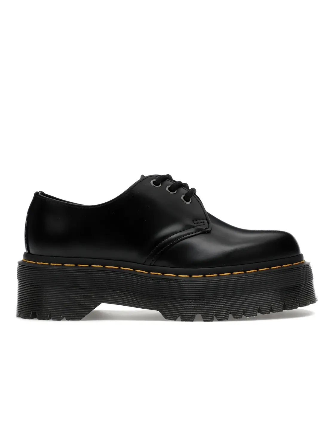 Оксфорды мужские Dr. Martens 1461 Quad Derby Shoes, Black, с утолщенной подошвой — изображение 1 из 4