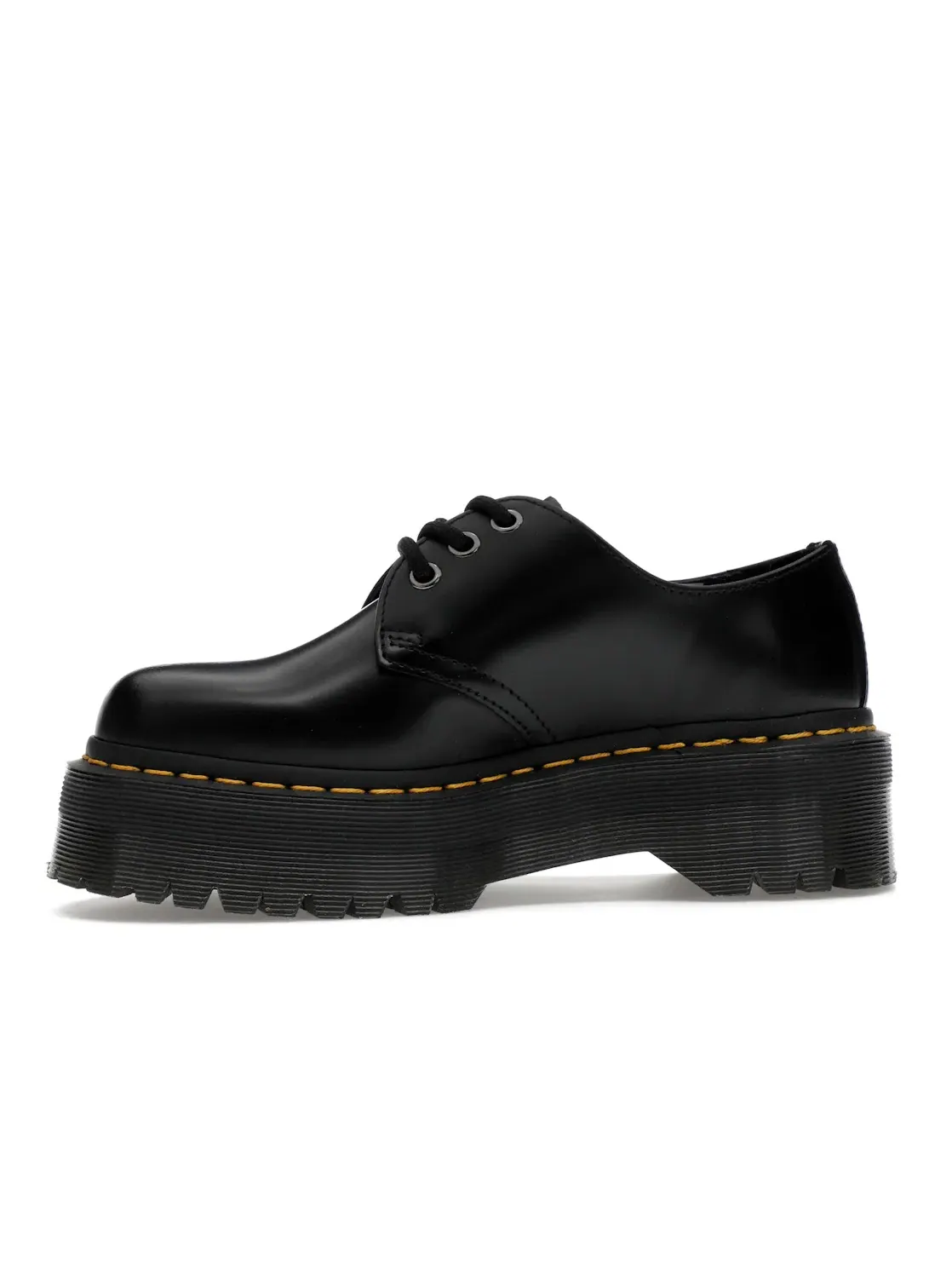 Оксфорды мужские Dr. Martens 1461 Quad Derby Shoes, Black, с утолщенной подошвой — изображение 3 из 4