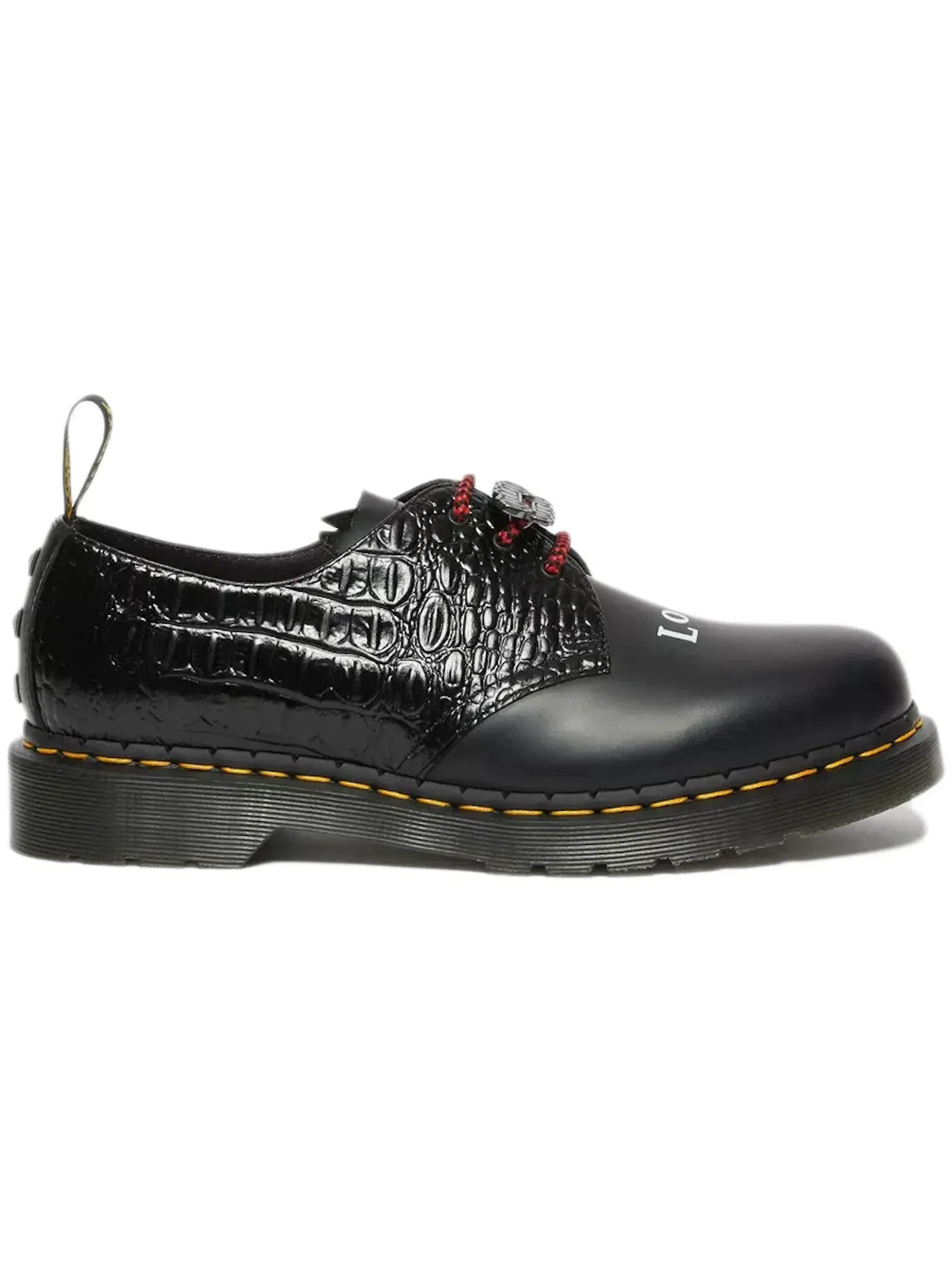 Ботинки мужские Dr. Martens 1461 WB Leather Oxford, гладкая кожа — изображение 1 из 1, черный