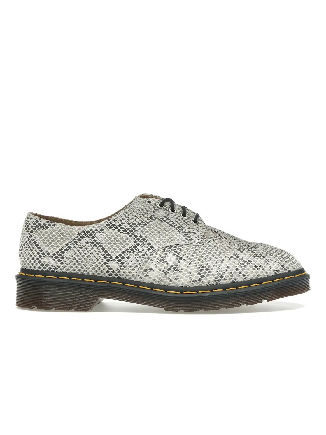Оксфорды мужские Dr. Martens 2046 Oxford с принтом Python — изображение 1 из 4, песочный/черный