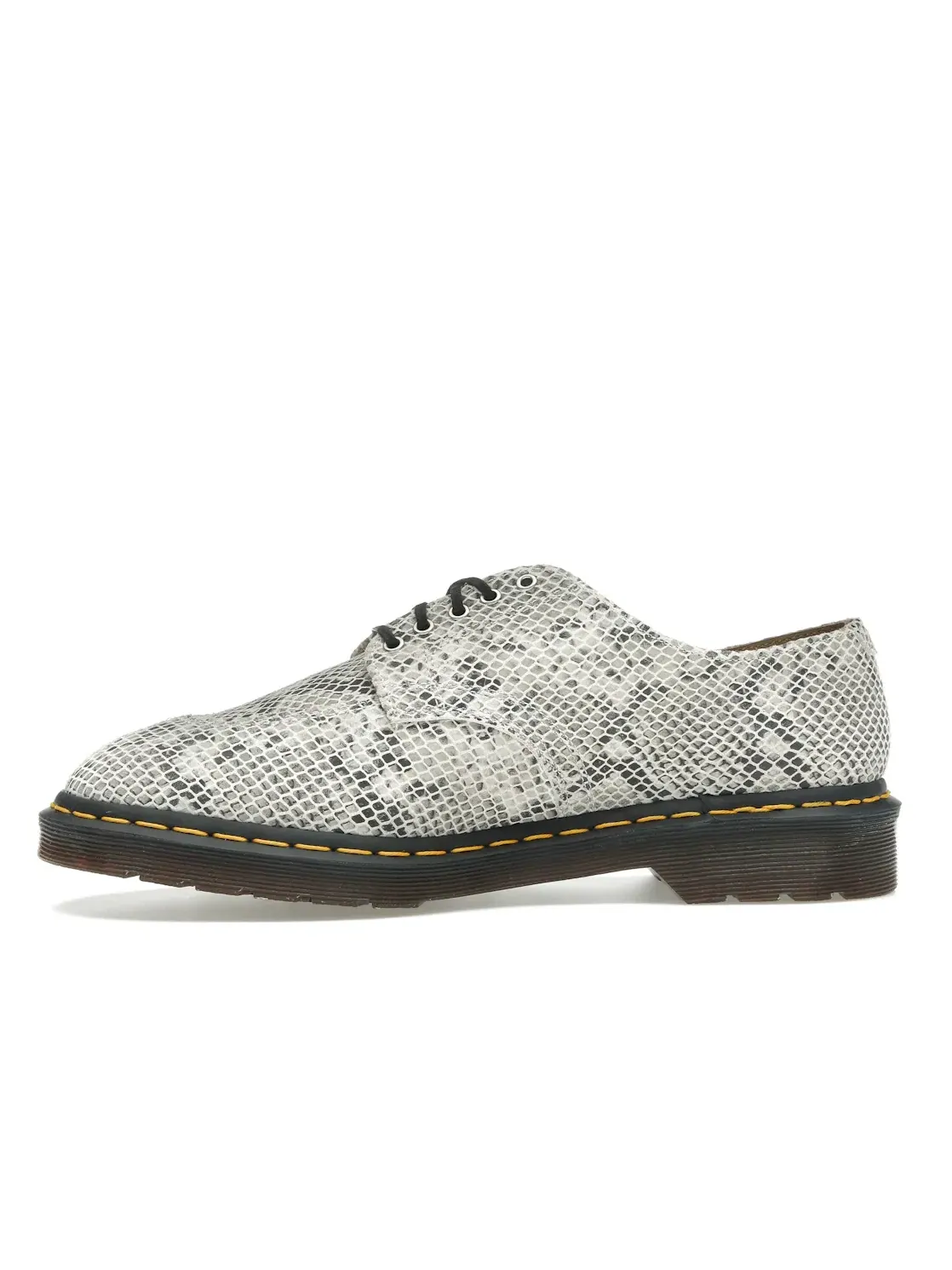 Оксфорды мужские Dr. Martens 2046 Oxford с принтом Python — изображение 3 из 4, песочный/черный