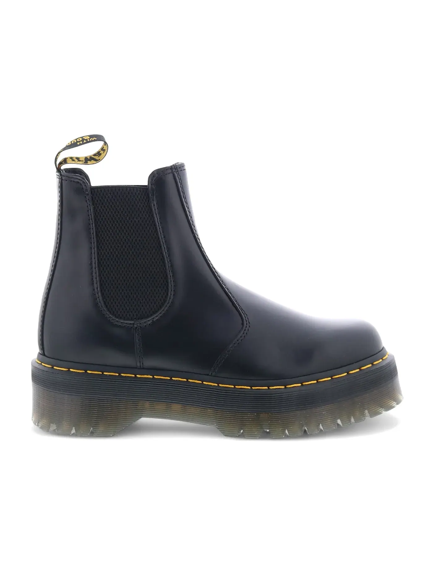 Ботинки-челси Dr. Martens 2976 Polished Smooth Platform Chelsea Boot — изображение 1 из 1, черный