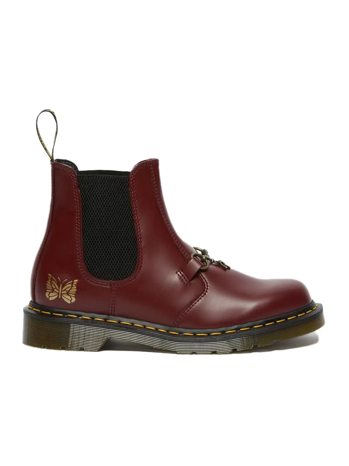 Ботинки челси Dr. Martens 2976 Snaffle Chelsea Boots, с пряжкой — изображение 1 из 1, красный/черный