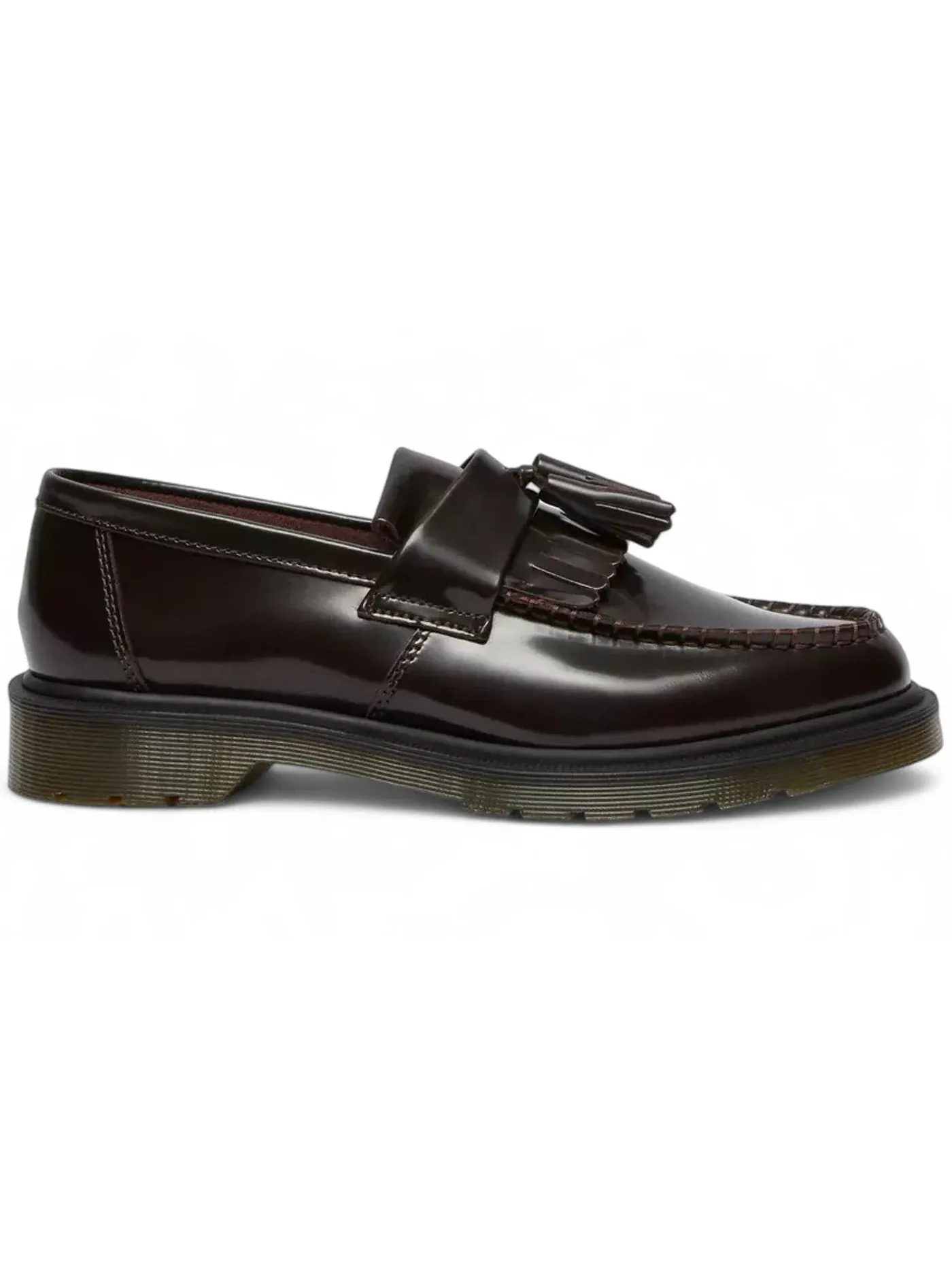 Лоферы мужские Dr. Martens Adrian, кожа Arcadia, с кисточками — изображение 1 из 1, красный