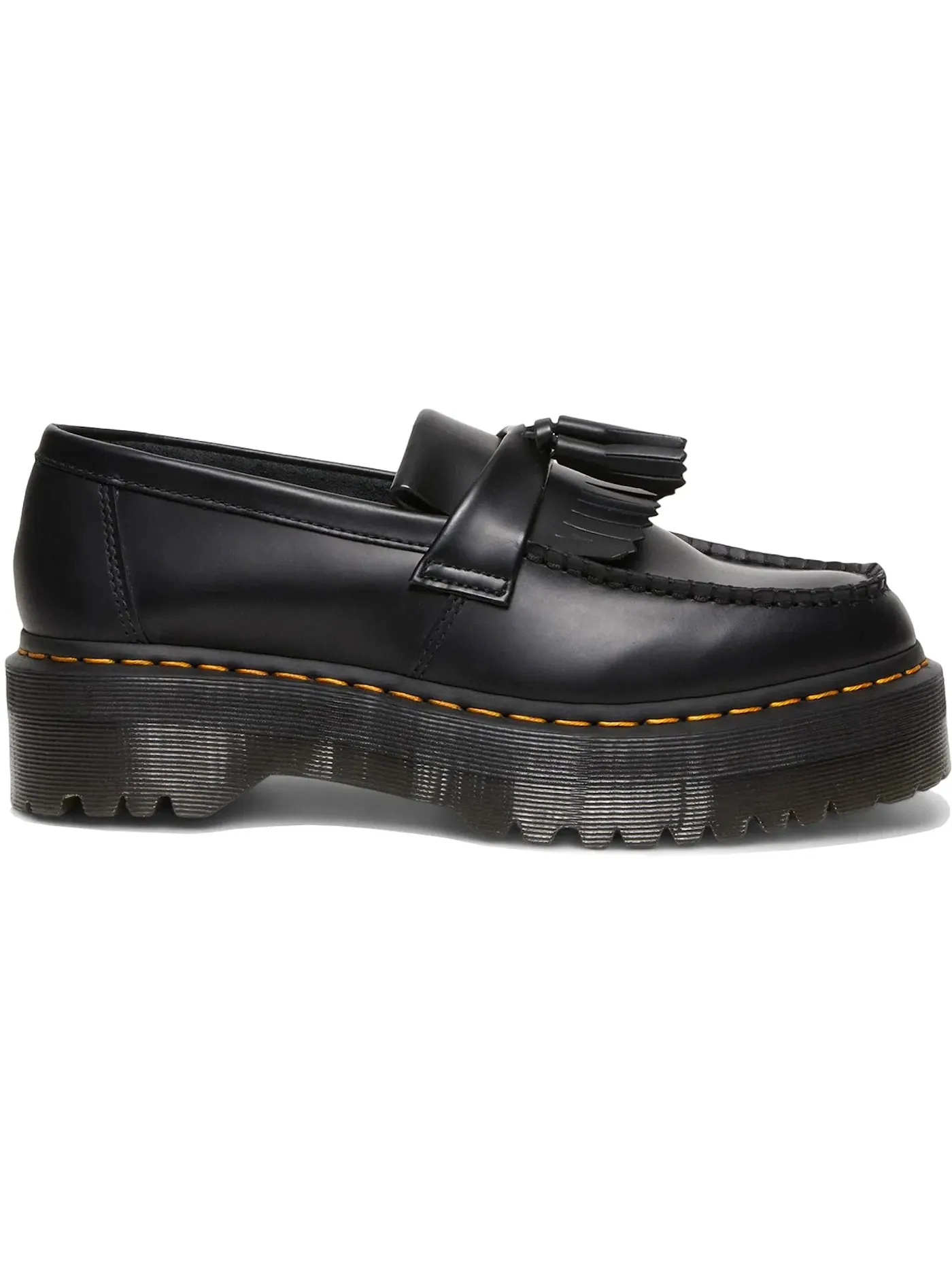 Лоферы женские Dr. Martens Adrian на платформе с кисточками — изображение 1 из 1, черный
