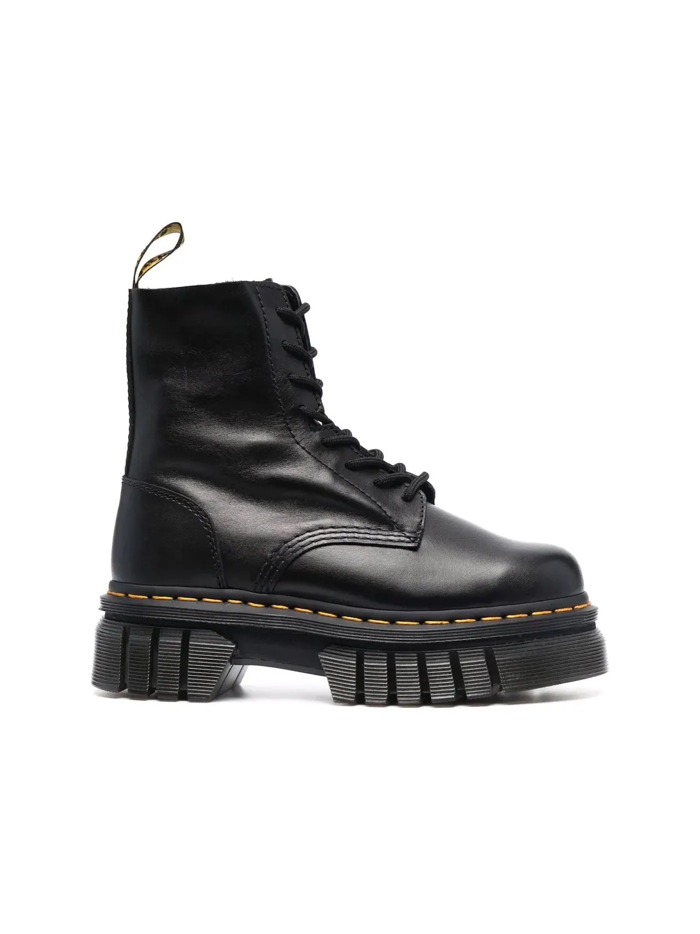 Ботинки женские Dr. Martens Audrick Leather Platform Boot, на платформе — изображение 1 из 1, черный