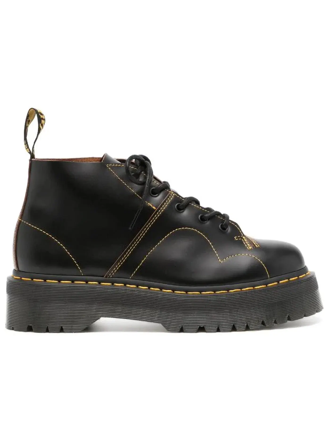Ботинки Dr. Martens Church Platform Monkey Boot, черные, на платформе — изображение 1 из 1