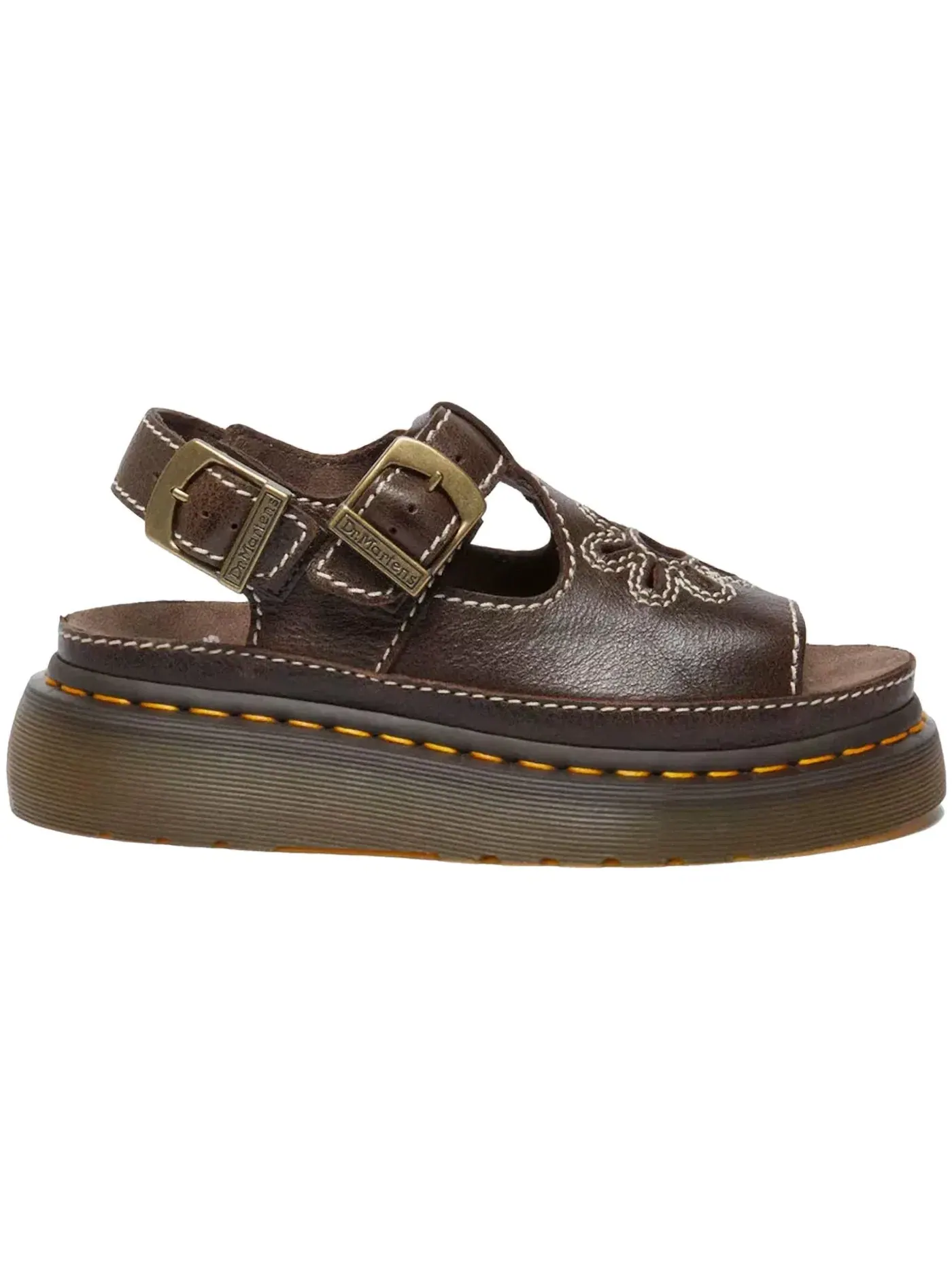 Клоги Dr. Martens Dunnet, натуральная кожа — изображение 1 из 1, коричневый