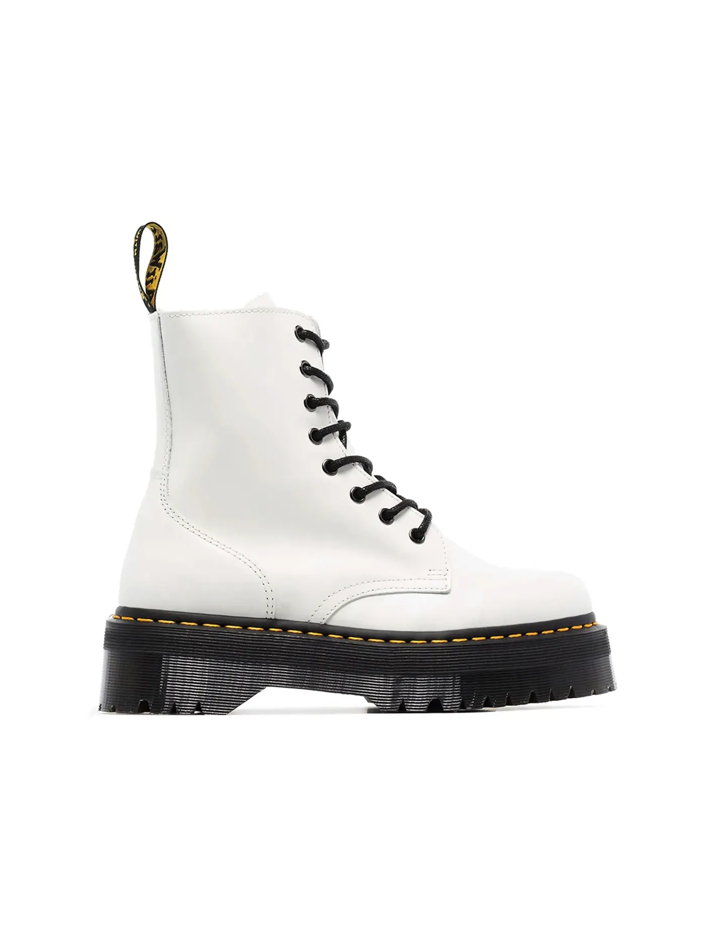 Ботинки Dr. Martens Jadon Smooth Leather Platform Boot — изображение 1 из 1, белый