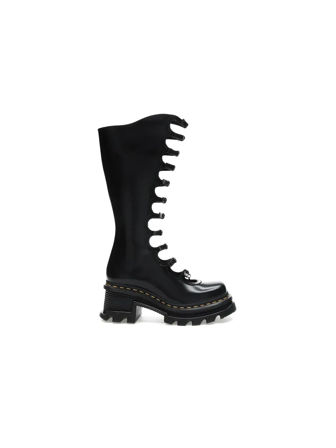 Ботинки женские Dr. Martens Kiki Boots, на шнуровке — изображение 1 из 4, черный