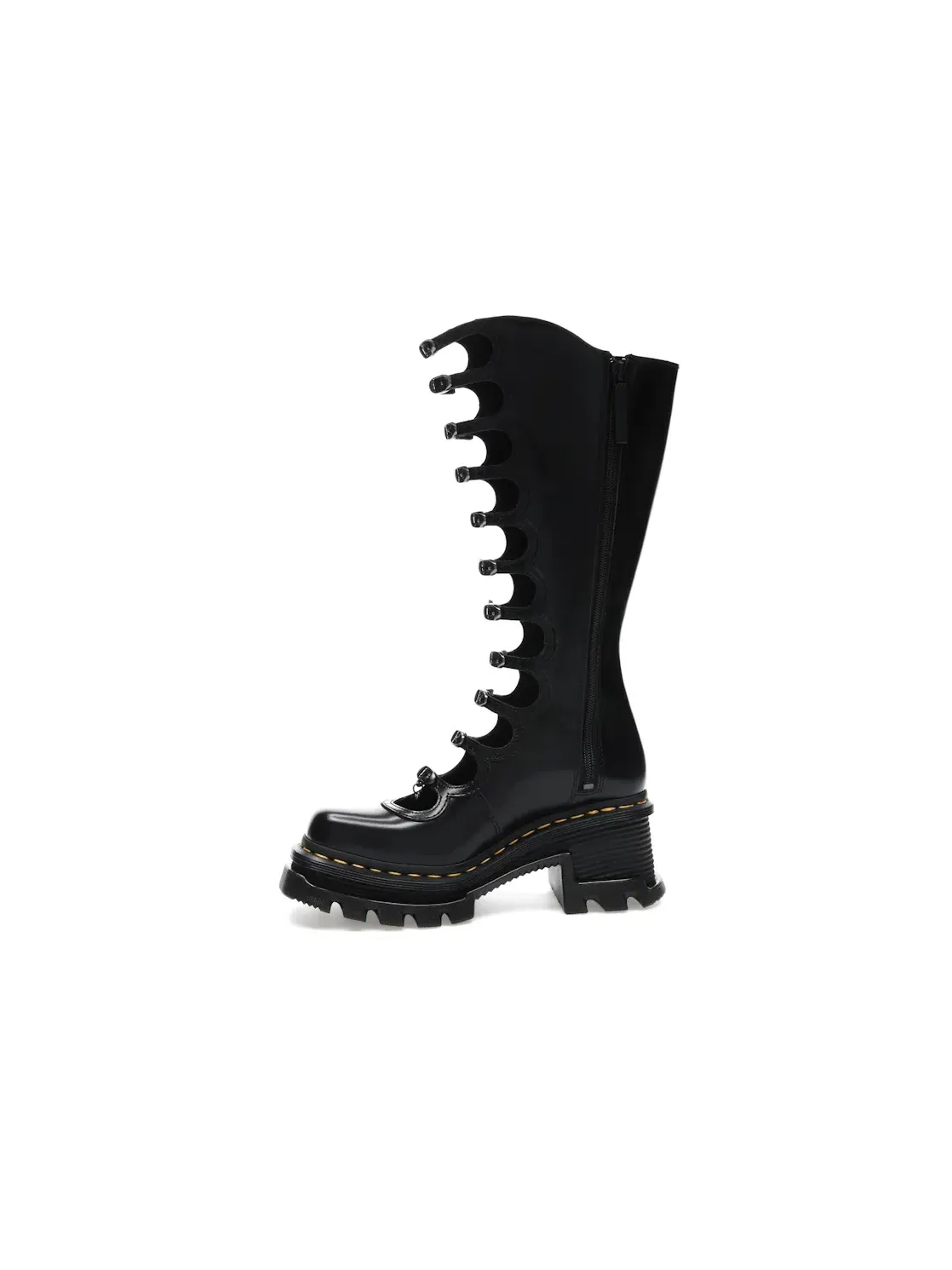 Ботинки женские Dr. Martens Kiki Boots, на шнуровке — изображение 3 из 4, черный