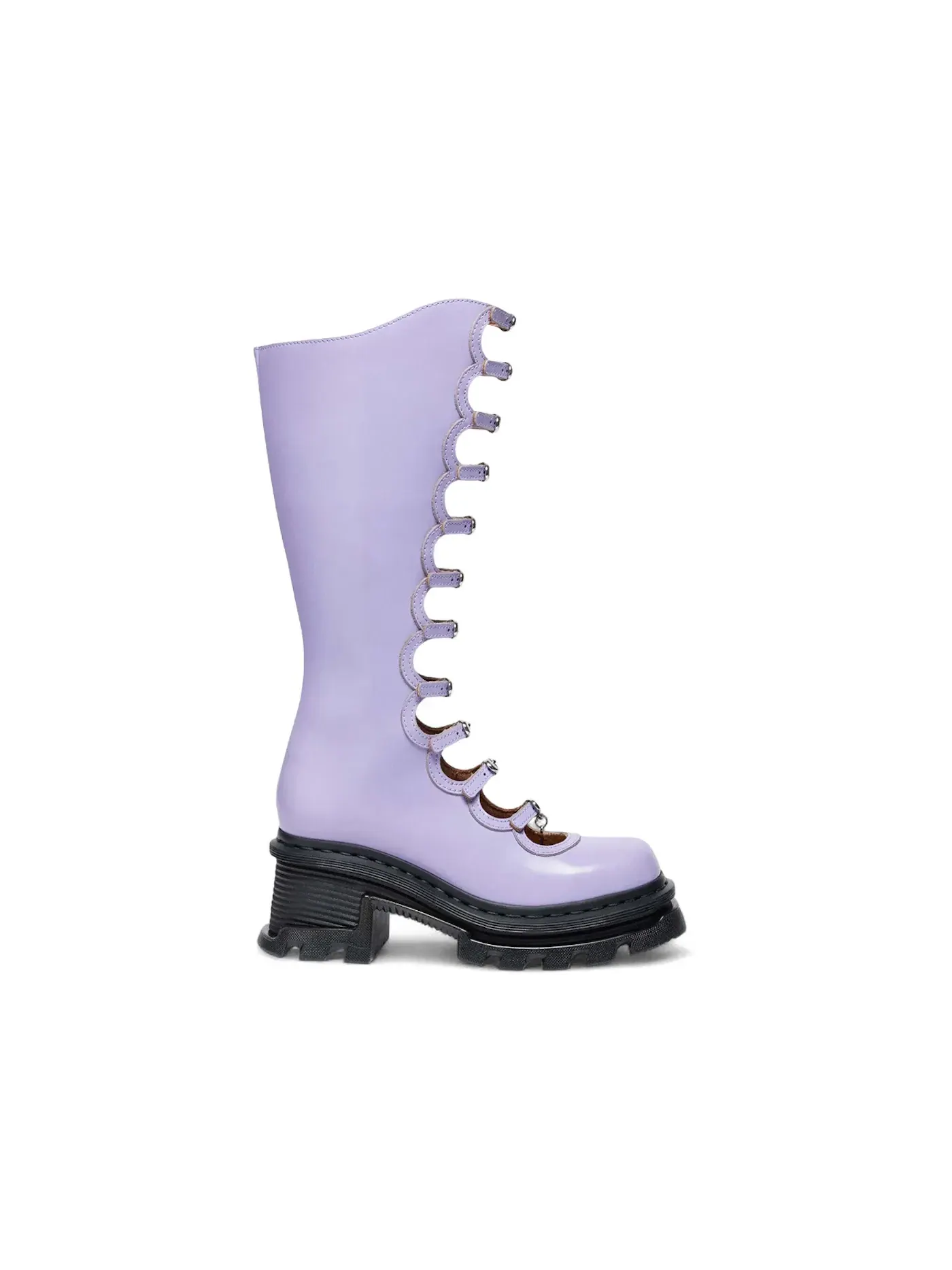 Ботинки женские Dr. Martens Kiki Boots, кожа Buttero — изображение 1 из 1, яртивный лавандовый
