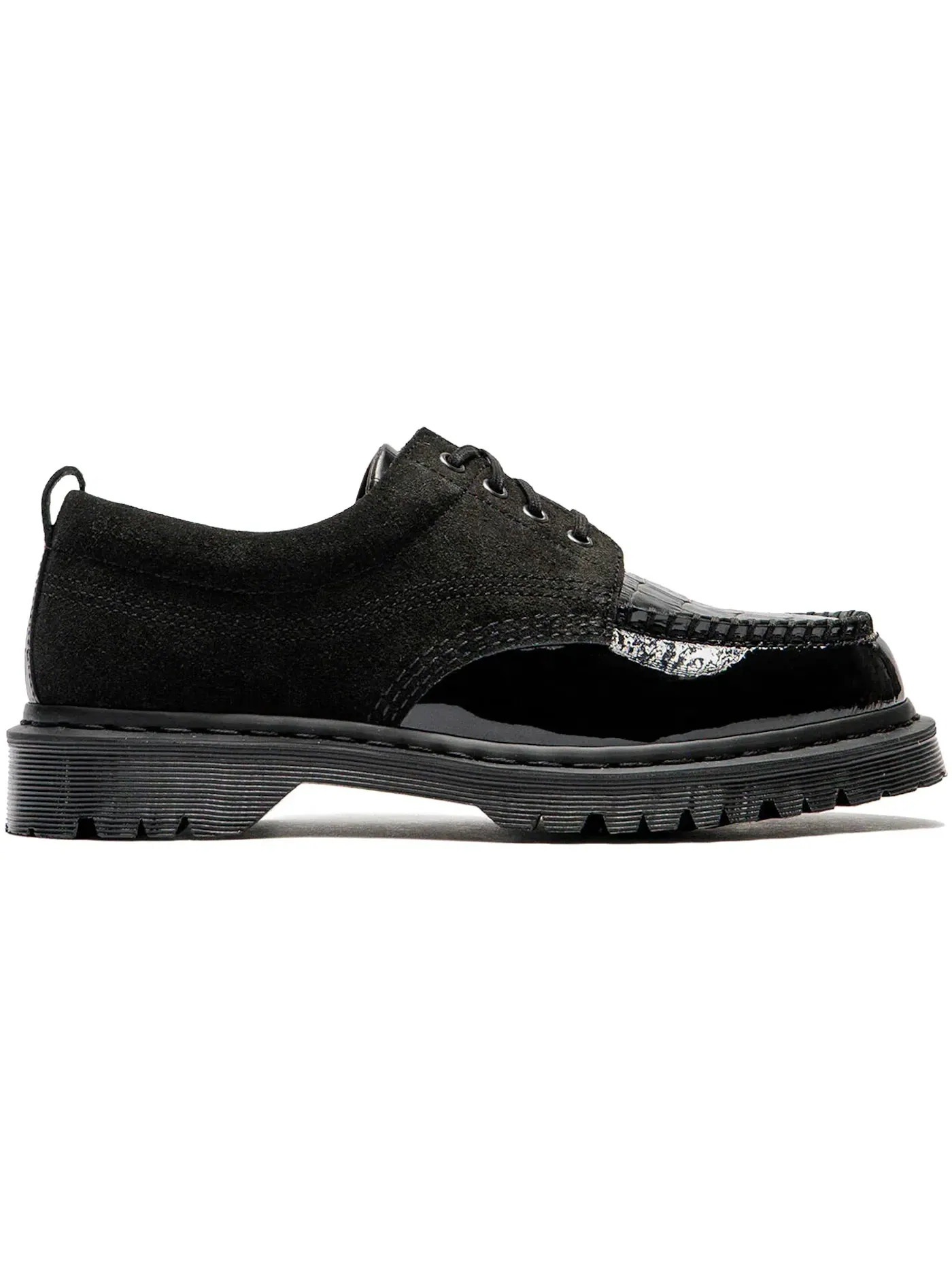Оксфорды мужские Dr. Martens Lowell с принтом Crazy Pattern — изображение 1 из 1, черный