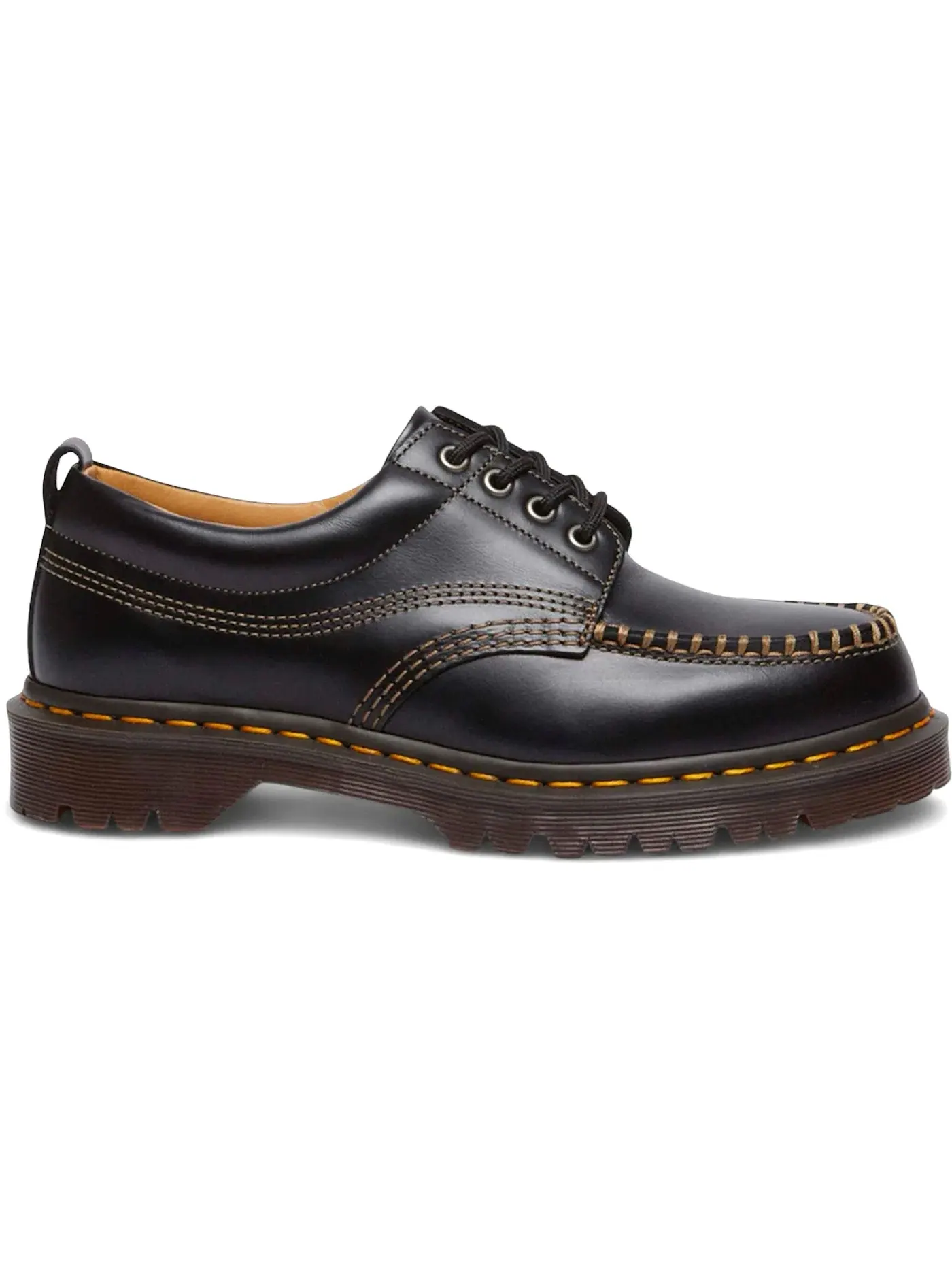 Оксфорды мужские Dr. Martens Lowell Leather Moc Toe Shoes без шнуровки с кисточками — изображение 1 из 1, черный