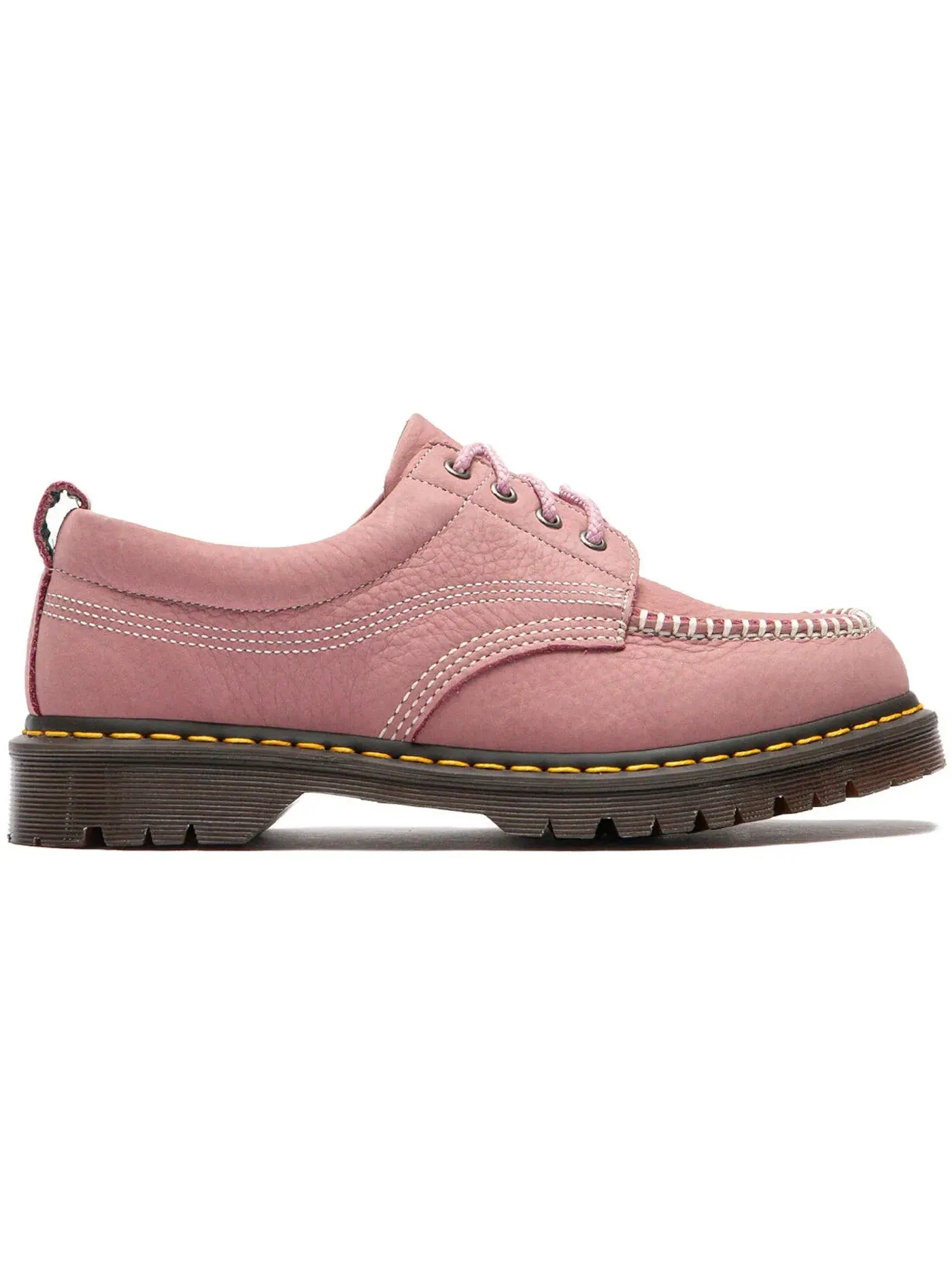 Оксфорды мужские Dr. Martens Moc Toe, замша — изображение 1 из 1, розовый розовый