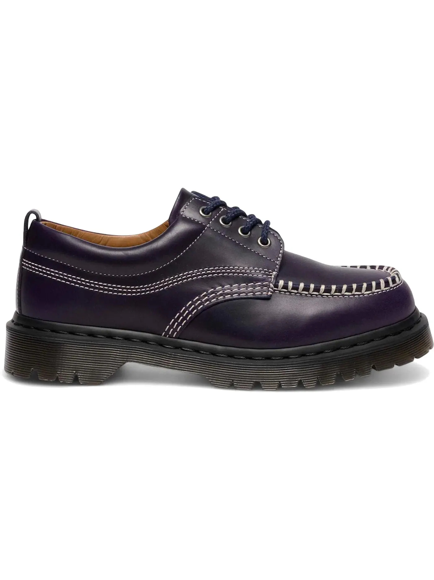 Оксфорды мужские Dr. Martens Lowell Orleans Leather Moc Toe Shoe, кожаные — изображение 1 из 1, синий