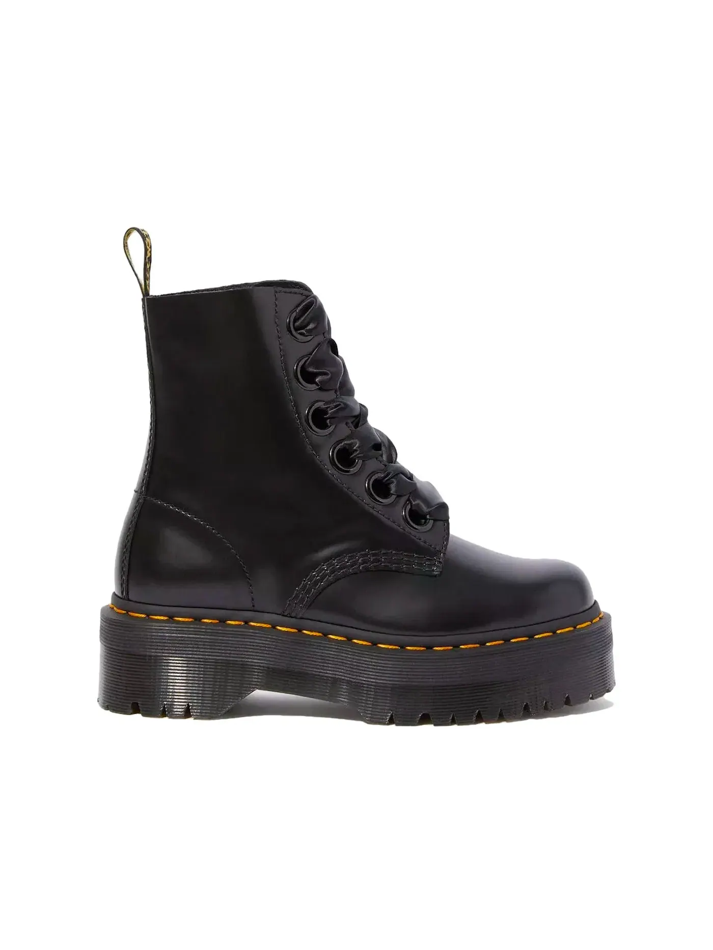 Ботинки мужские Dr. Martens Molly Platform, на платформе — изображение 1 из 1, черный