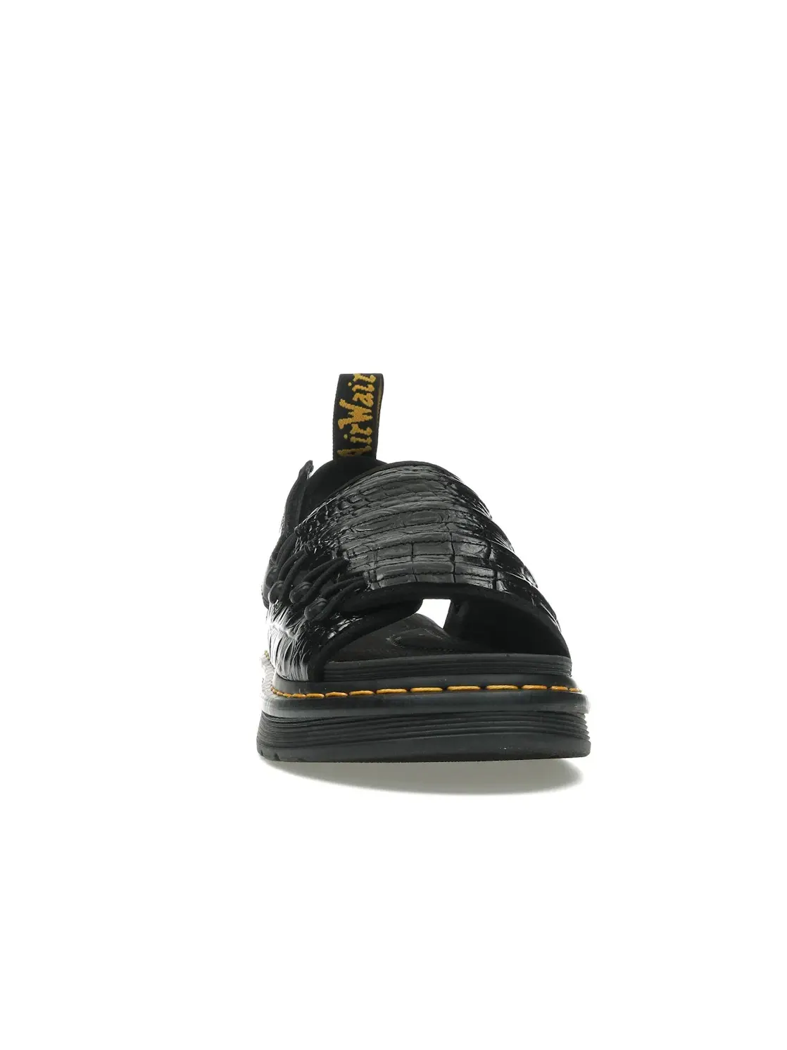 Сандалии мужские Dr. Martens MURA, с тиснением под крокодила — изображение 2 из 4, черный