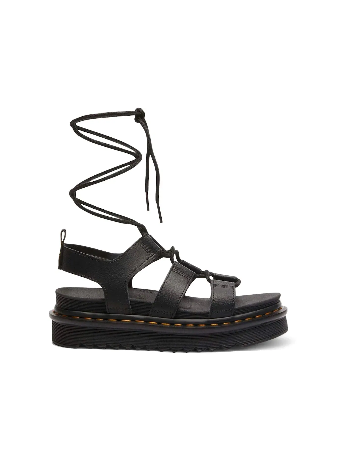 Сандалии мужские Dr. Martens Nartilla Athena кожаные, гладиаторы — изображение 1 из 1, черный