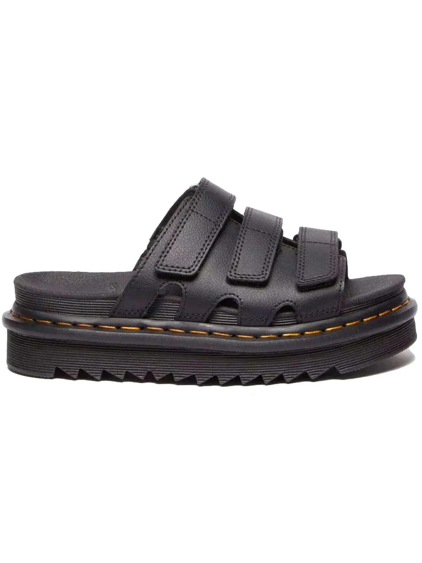 Сандалии-слайды Dr. Martens Raine Slide, кожаные — изображение 1 из 1, черный